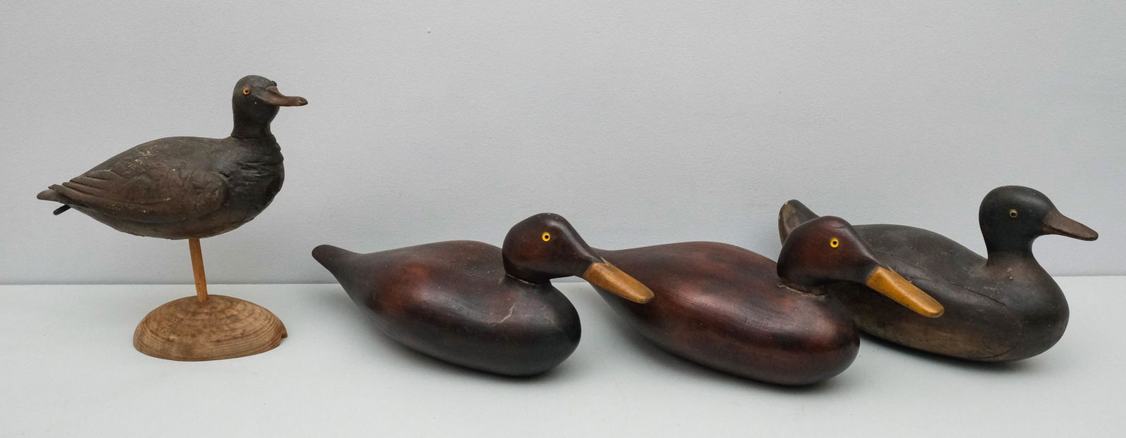 Lot of 4 Antique & Vintage Duck Decoys (1 of 8)
