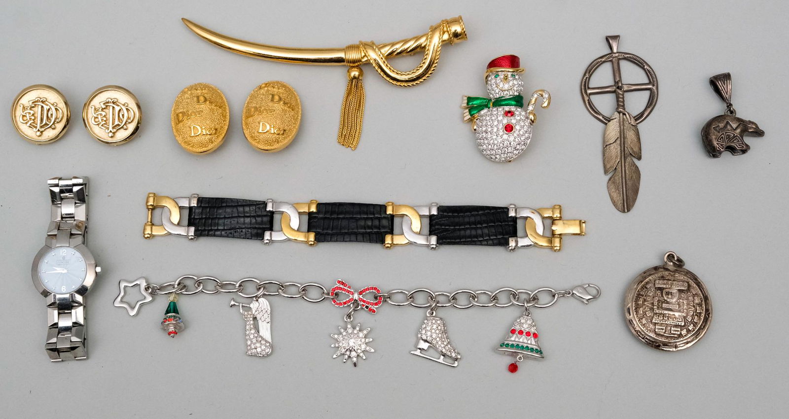 Lot of Silver and Costume Jewelry (1 of 14)