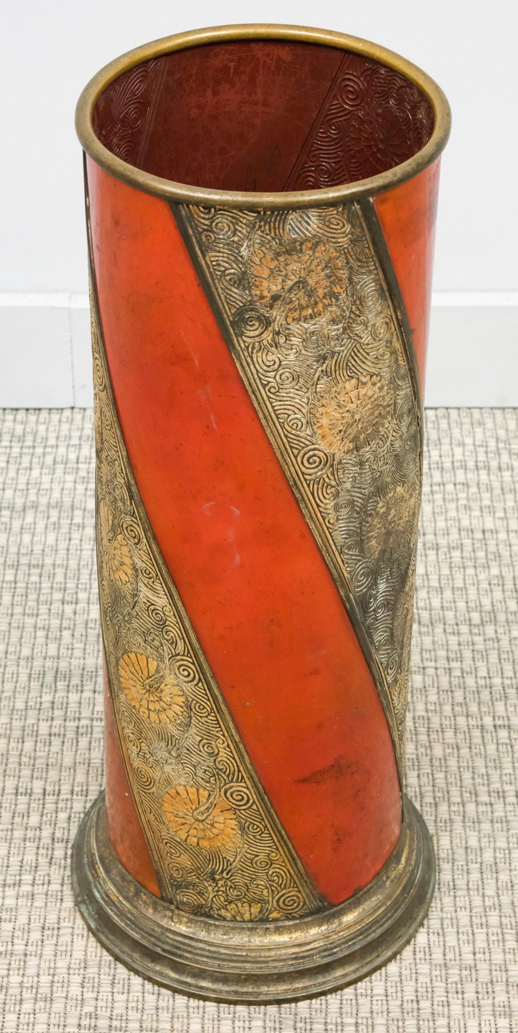 English Tole Umbrella Stand (1 of 6)