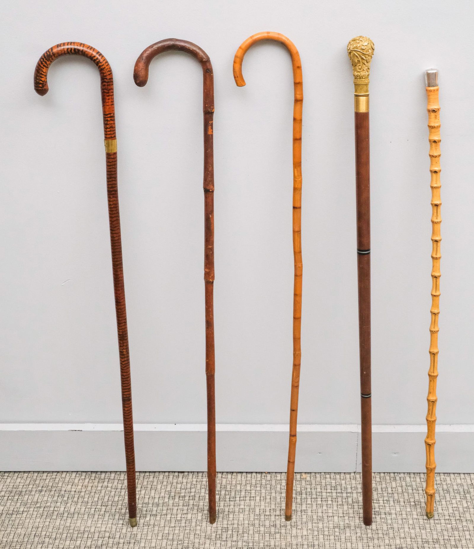 Lot of Five Vintage Canes (1 of 8)