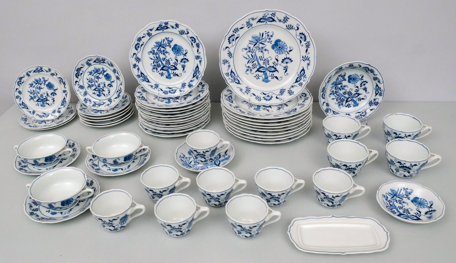 Large Set of Blue Danube Porcelain (1 of 7)