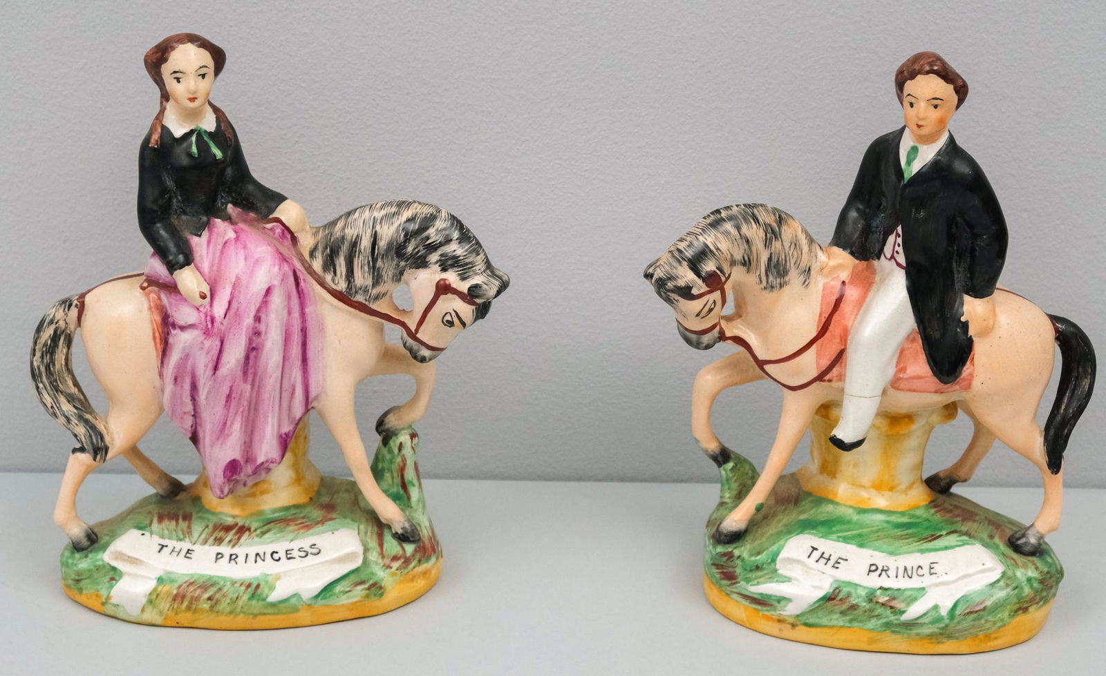 Two Antique Staffordshire Figural Groups (1 of 8)