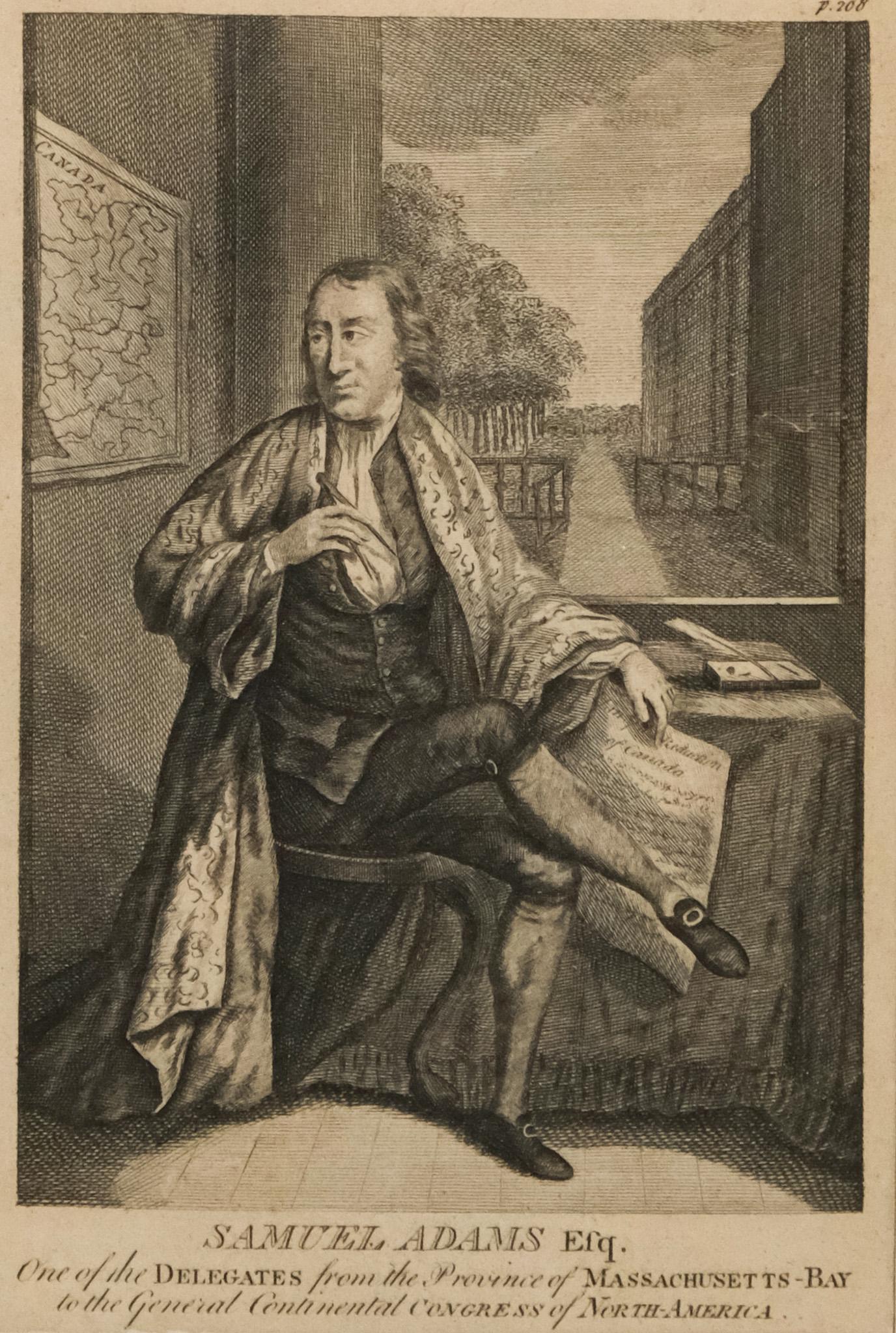 American School, Portrait of Samuel Adams (1 of 5)