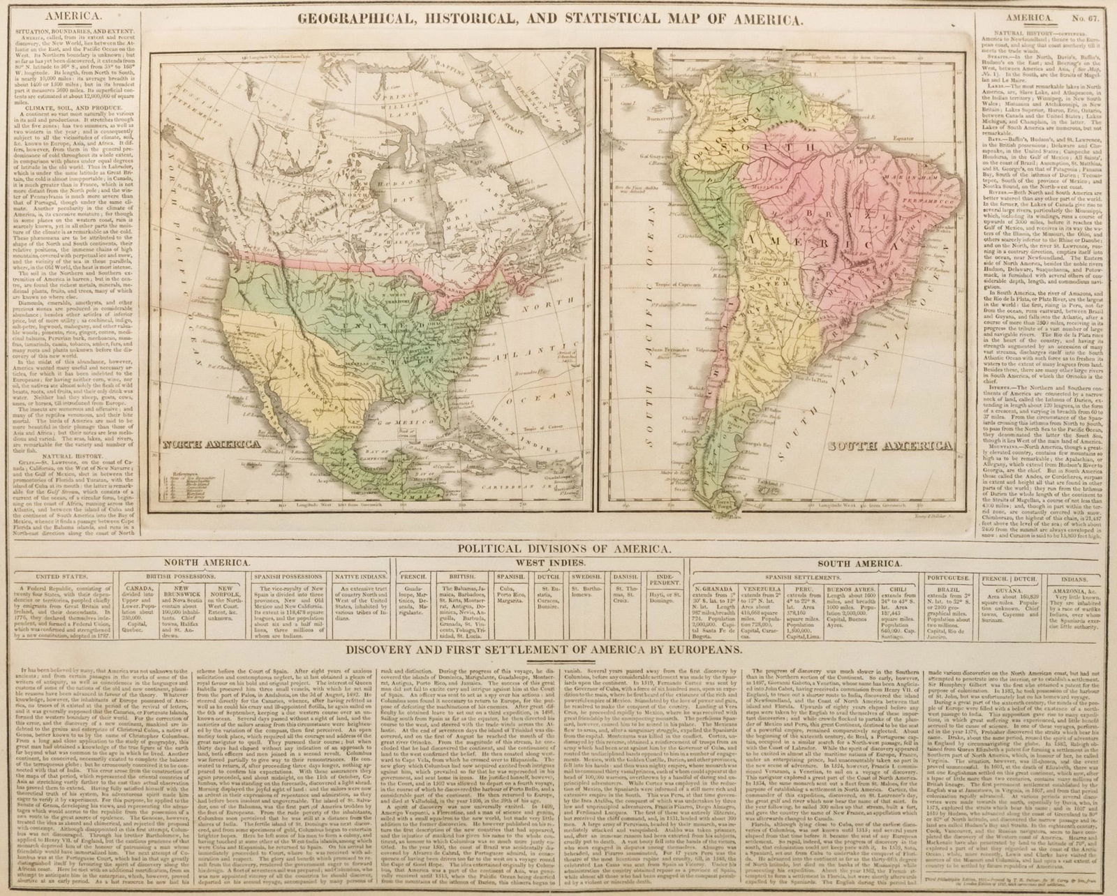 Engraved Map of America (1 of 6)