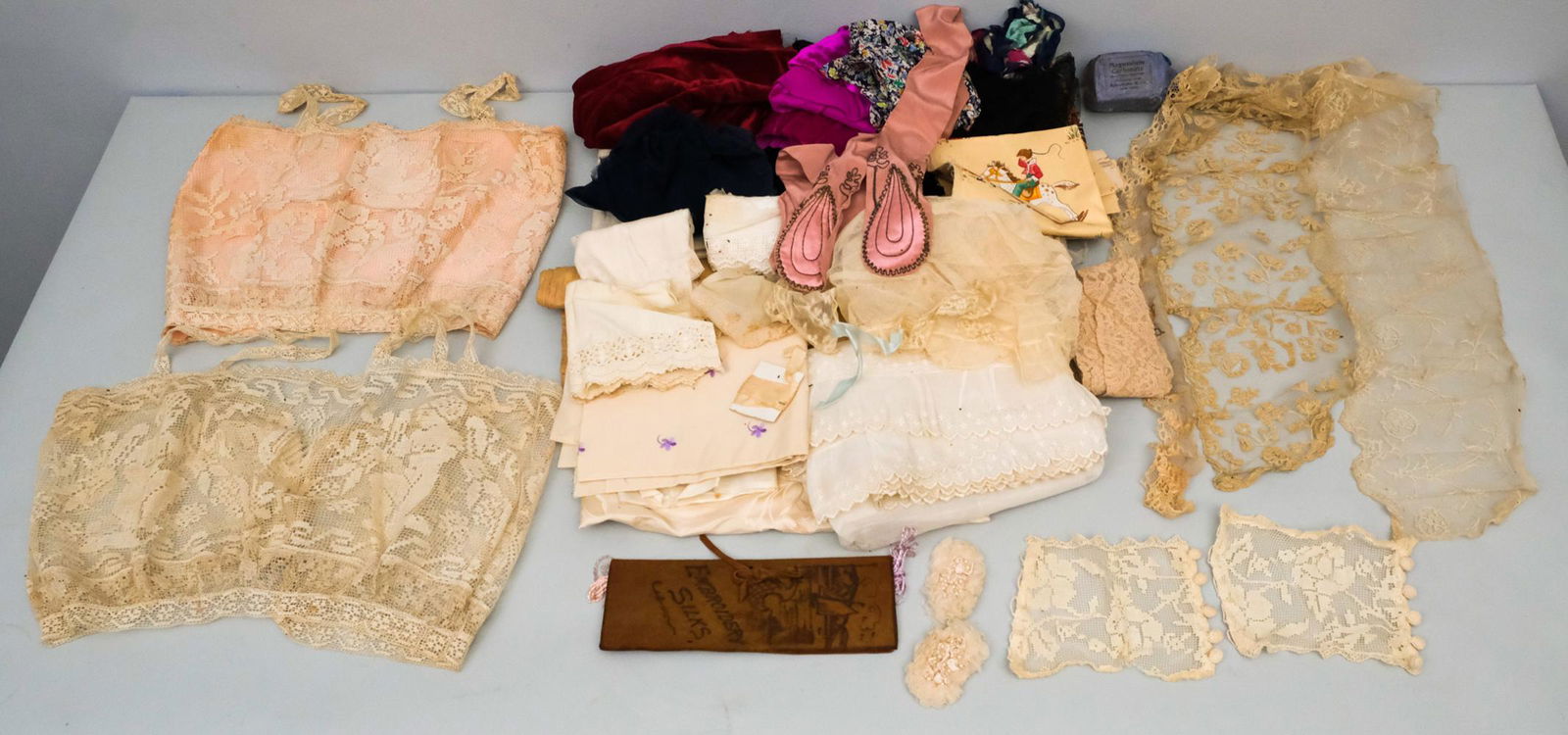 2 Antique Lace Camisoles and Assorted Textiles (1 of 14)