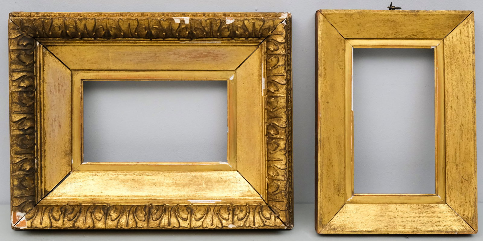 Pre-Raphaelite Watts Gilt Oak Frame 4 1/2" x 8" (1 of 8)