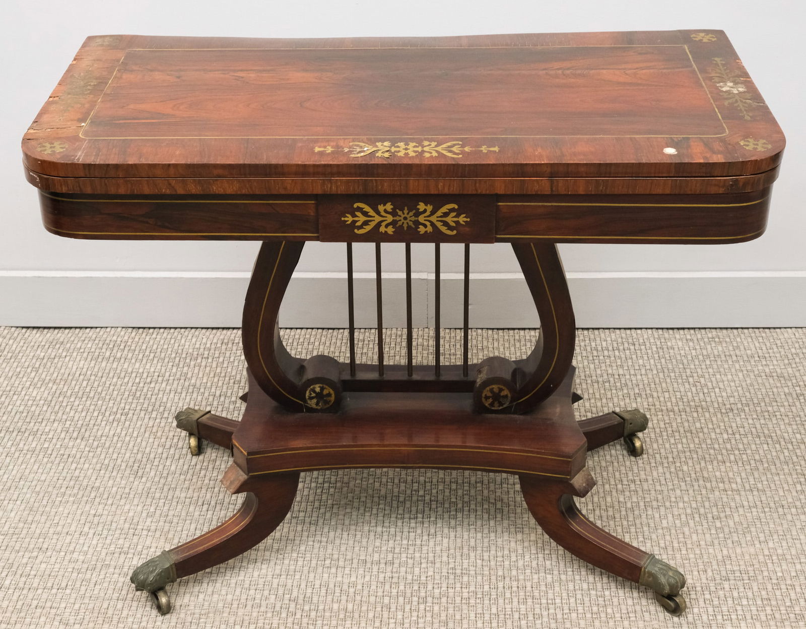 English Regency Rosewood Table (1 of 6)