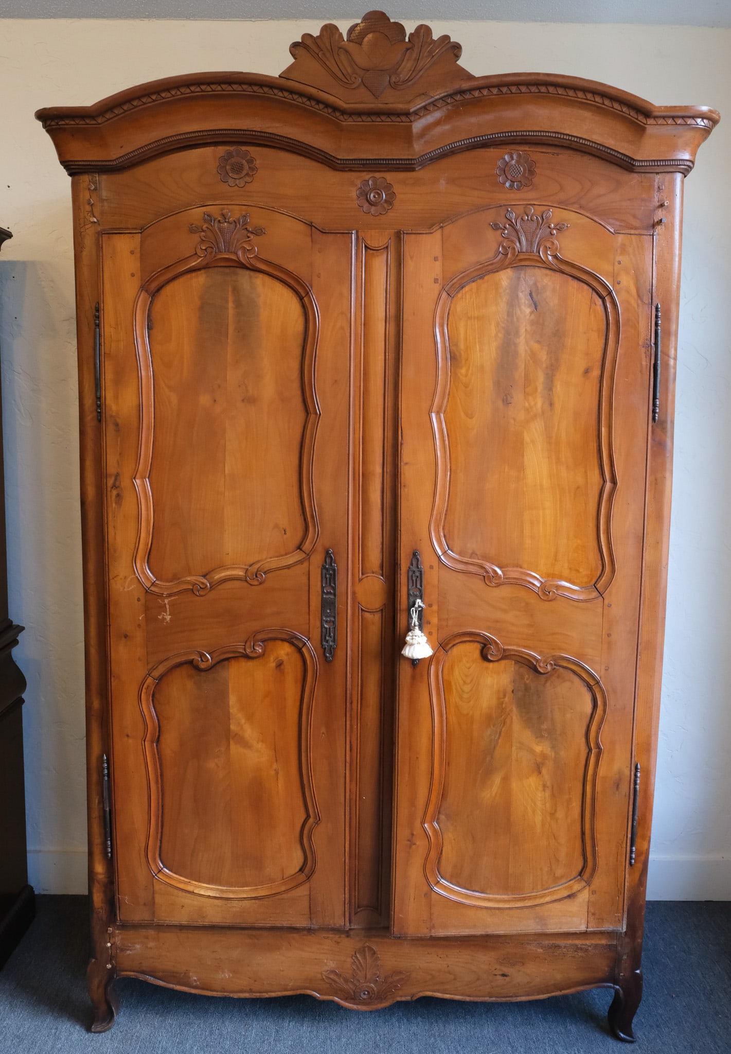 Antique Louis XV French Armoire (1 of 5)