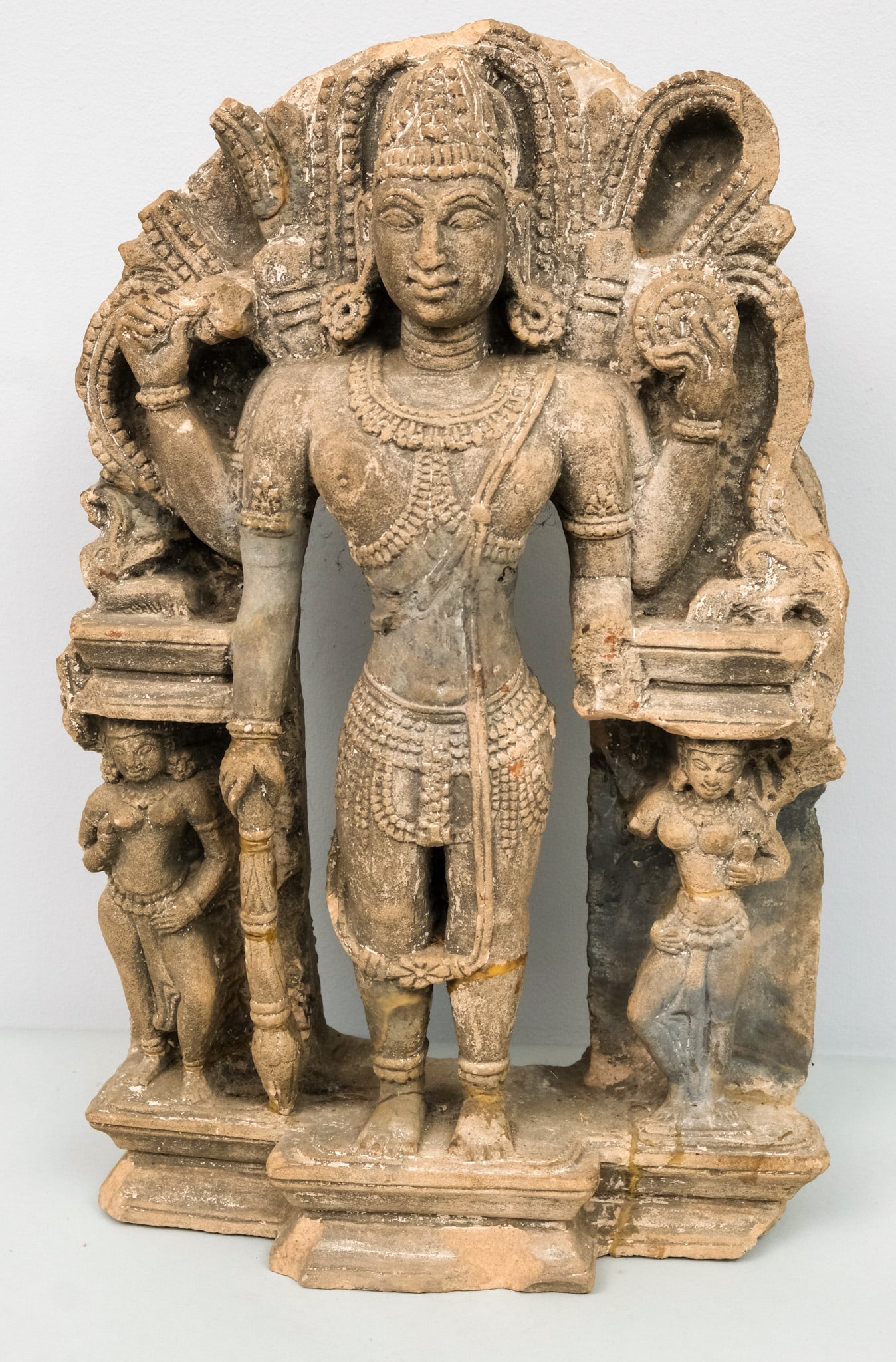 Large & Ancient Indian Stone Carved Panel (1 of 8)