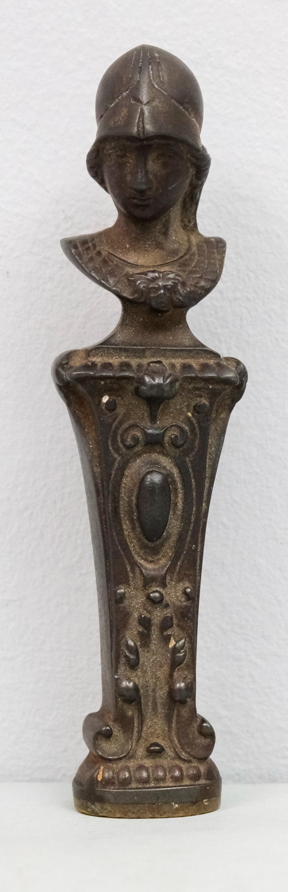 Antique Cast Iron Neoclassical Figural Seal (1 of 9)