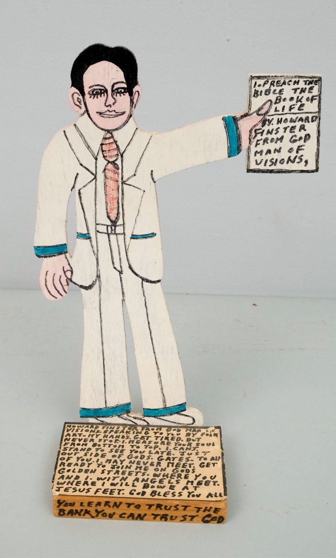 Howard Finster, "I Preach the Bible..." (1 of 10)