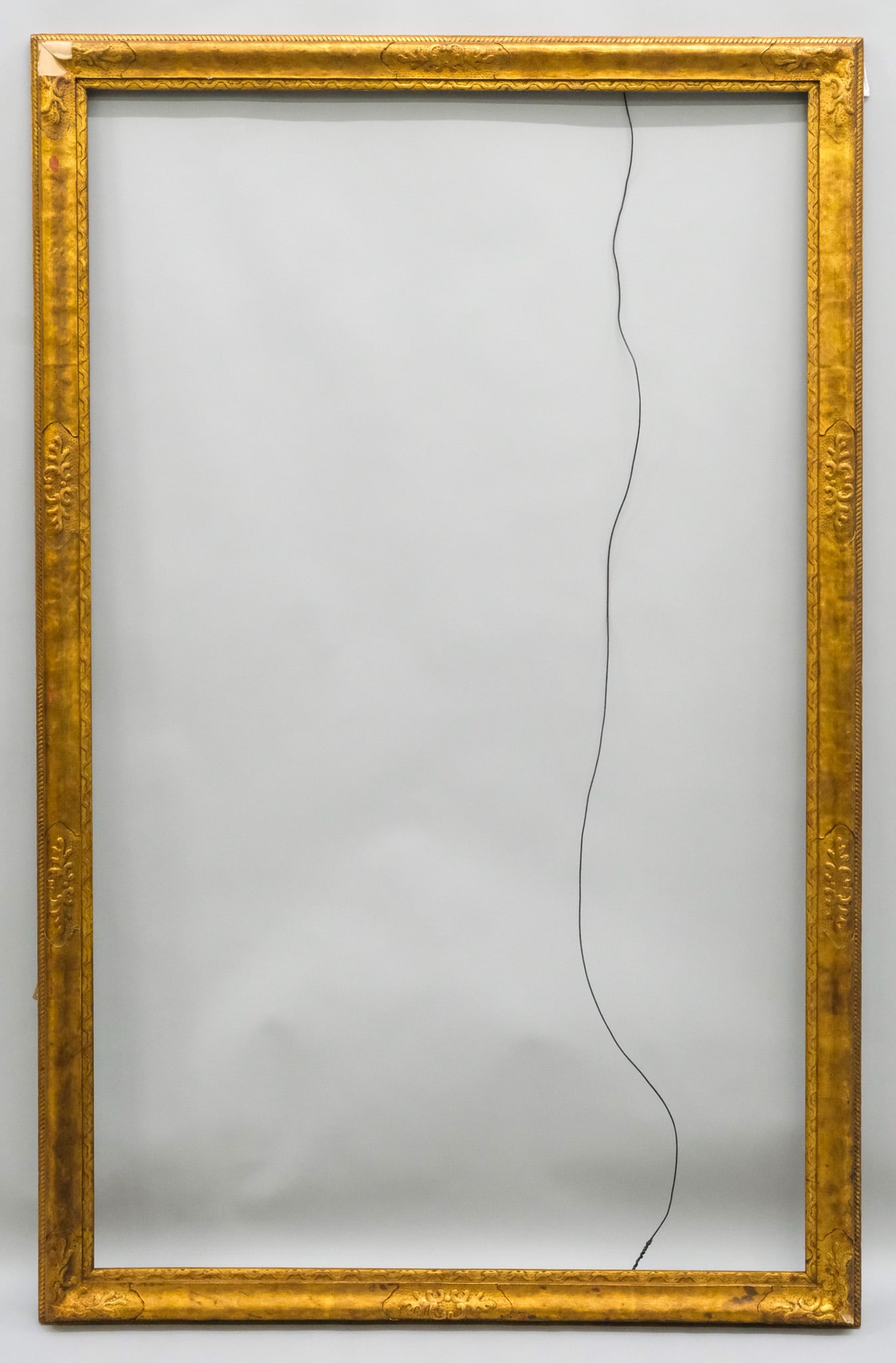 American Arts & Crafts Gilt Frame 40" x 66": American, ca. 1920, possibly by Newcomb Macklin. Overall 45 1/2" x 71 1/2" , Rabbet 40" x 66" , Molding 3 1/4".