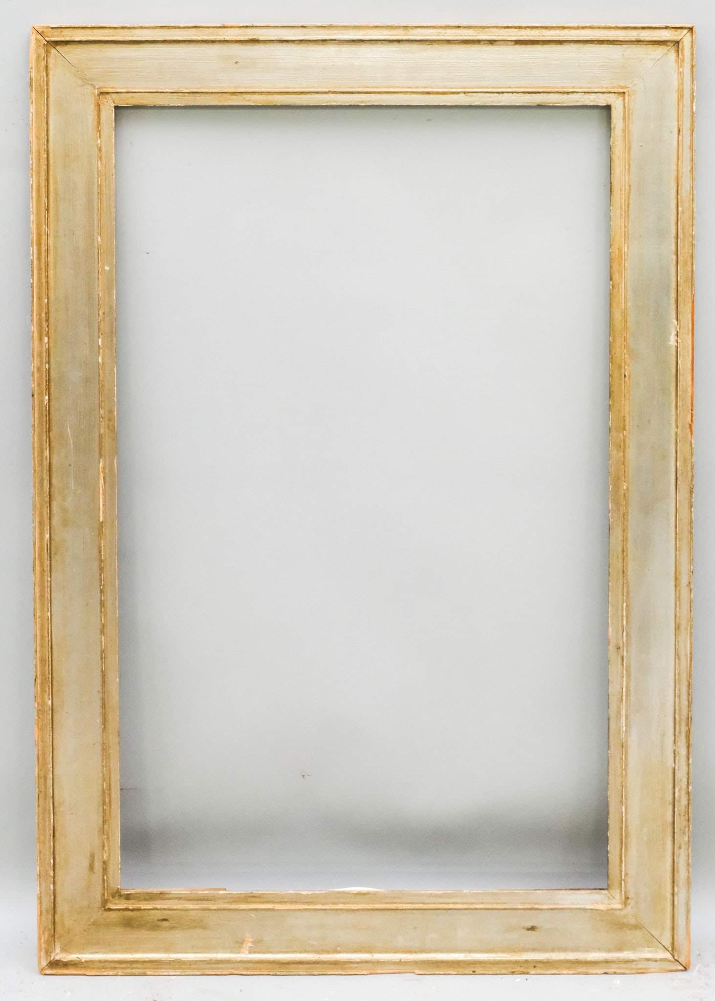 American Silver Leaf Modernist Frame 24" x 39" (1 of 4)