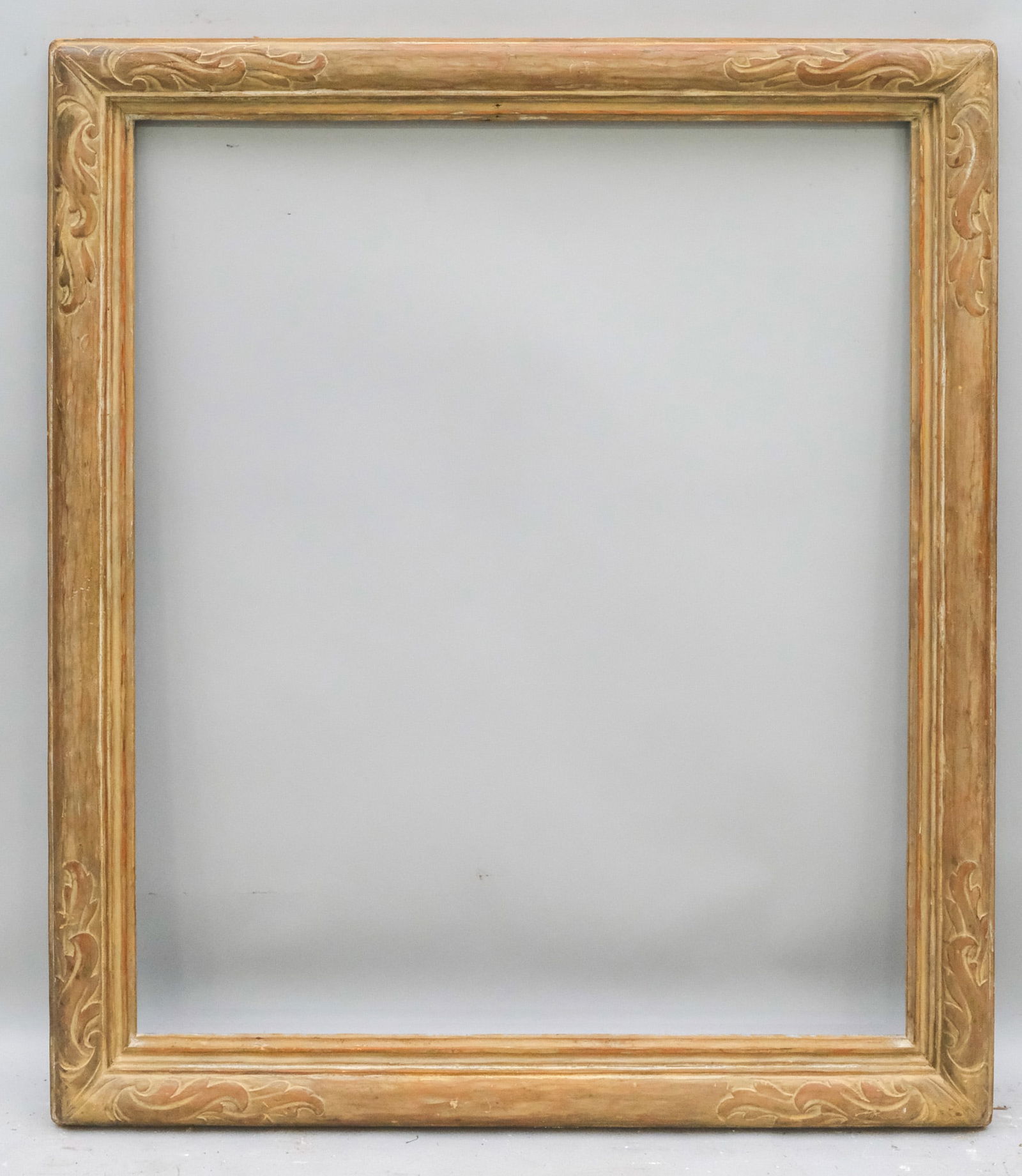 American Arts & Crafts Gilt Frame 30 1/4" x 36 1/4: American, ca. 1920, likely by Newcomb Macklin. Overall 36 1/2" x 42 1/2", Rabbet 30 1/4" x 36 1/4", Molding 3 1/4".