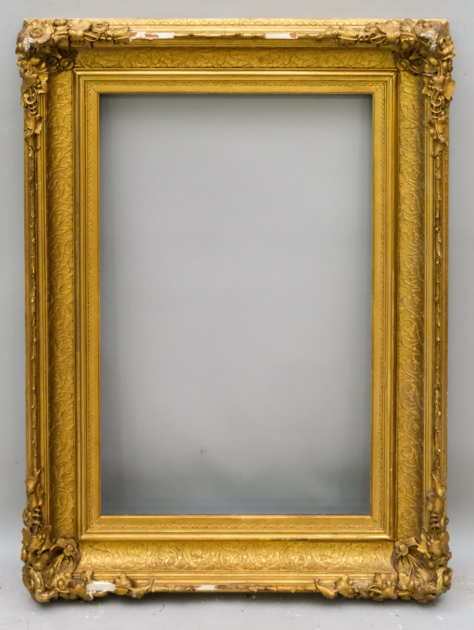 American Sand Foliate Cove Frame 19" x 30" (1 of 4)