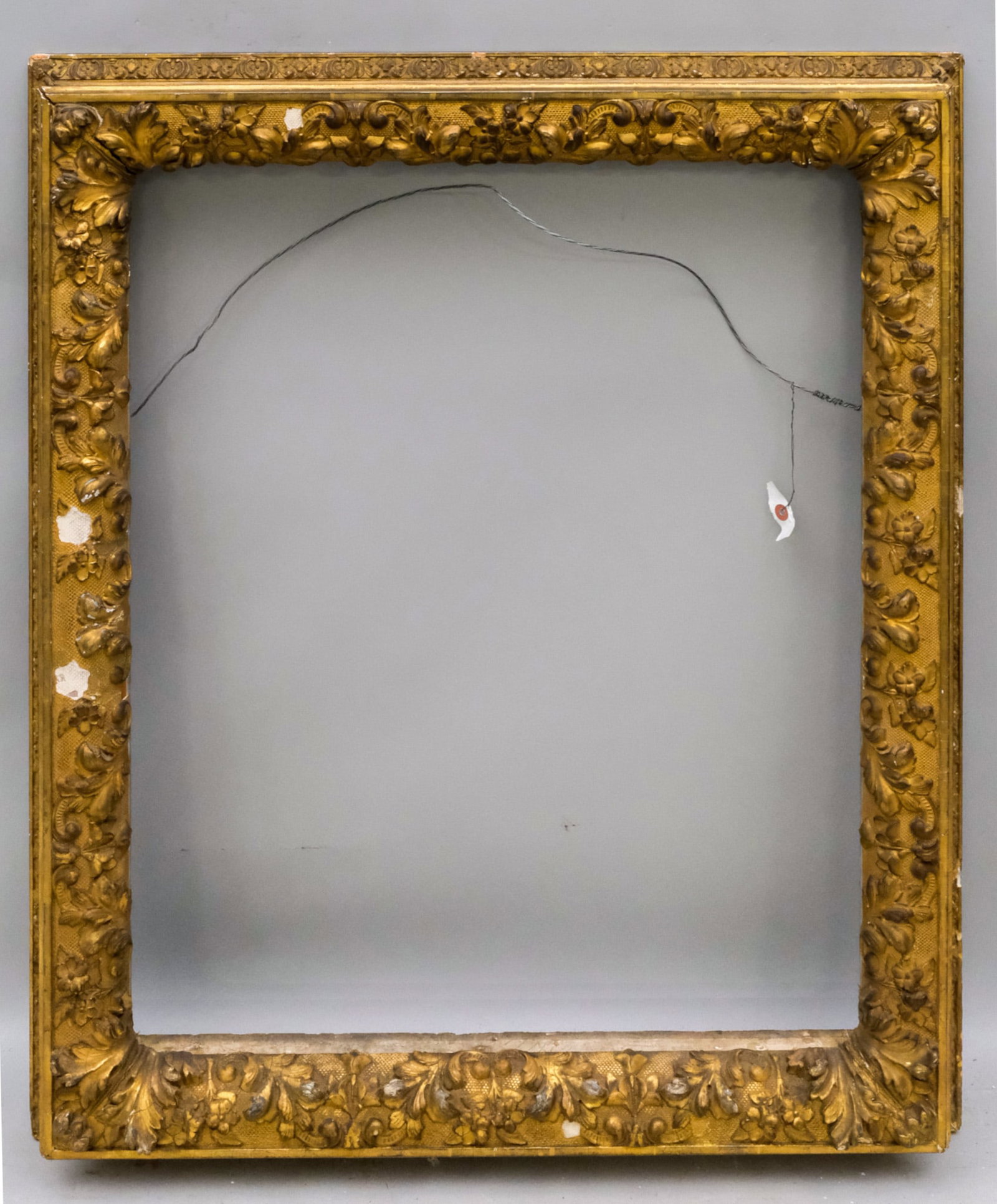 American Barbizon Gilt Frame 23 3/4" x 29 1/2": American, ca. 1870. Overall 30 1/2" x 36 1/4", Rabbet 23 3/4" x 29 1/2", Molding 3 1/2".
