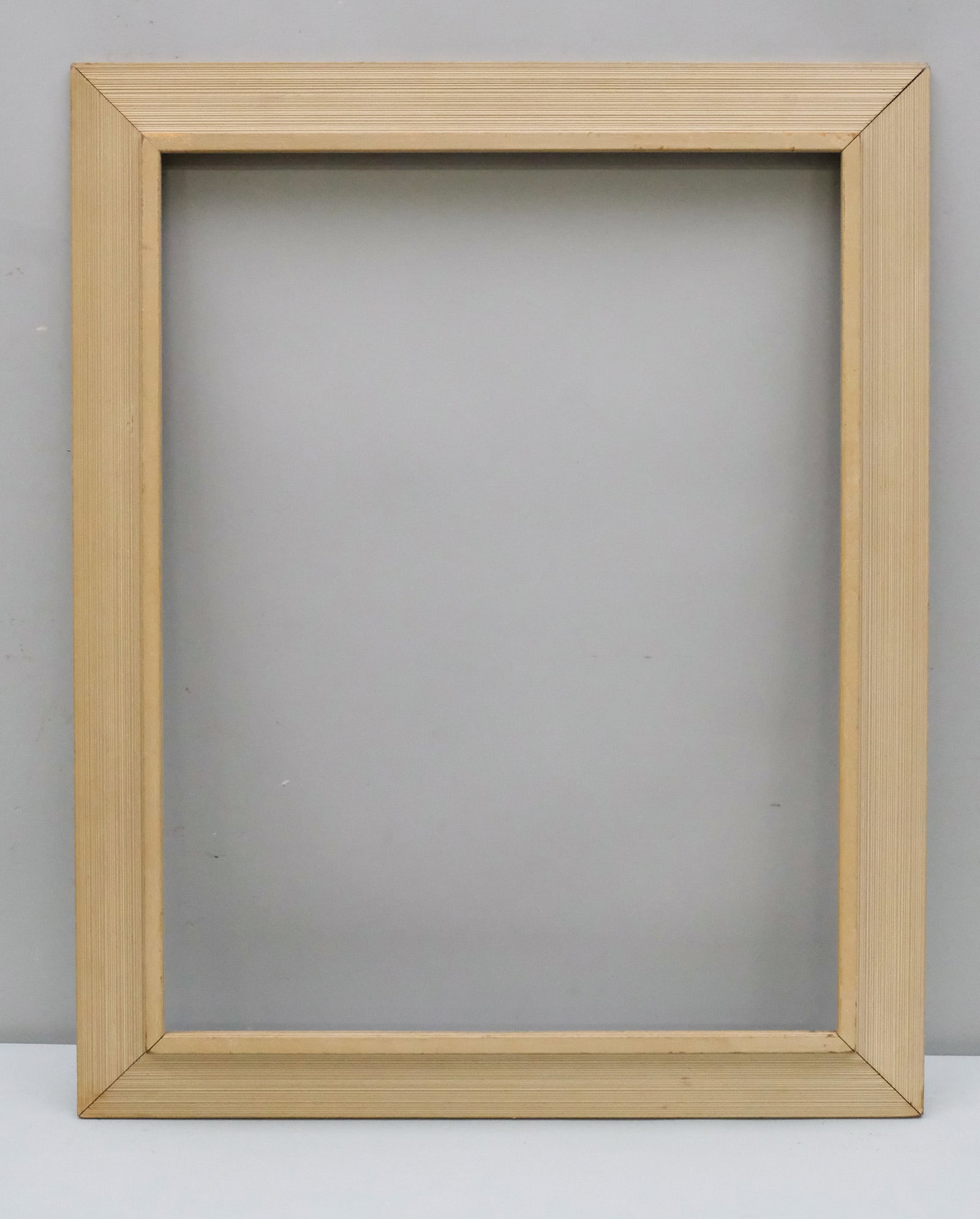 American Modernist Frame 20" x 26": American, ca. 1940. Overall 25 1/2" x 31 1/2", Rabbet 20" x 26", Molding 3".