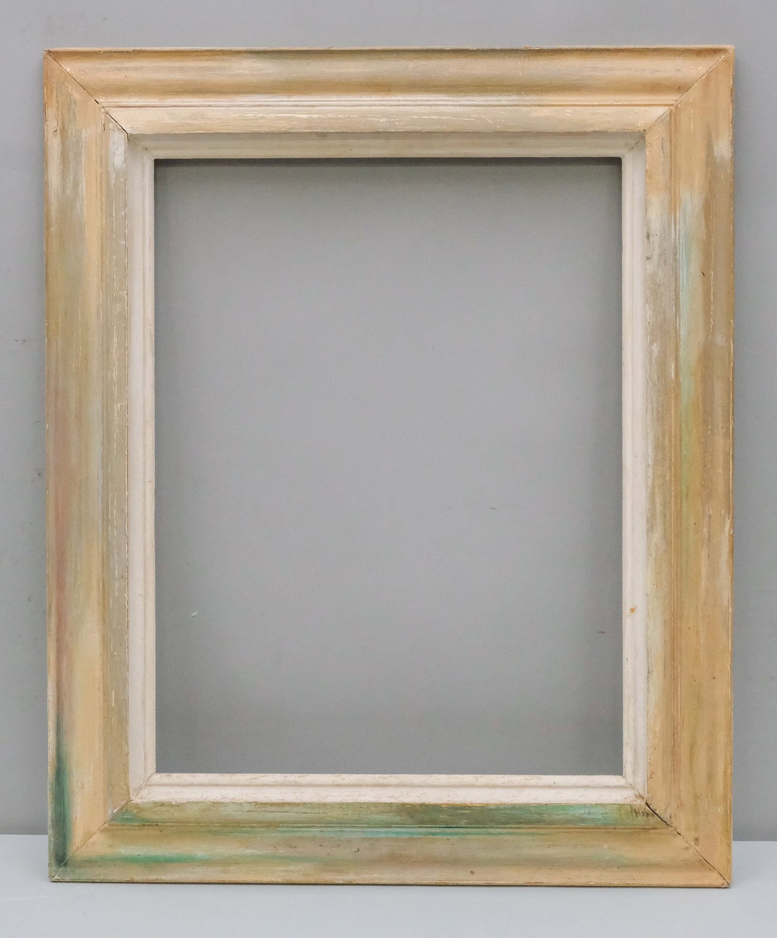 American Modernist Frame 17 1/2" x 22 3/4": American, ca. 1940. Overall 25" x 30 1/2", Rabbet 17 1/2" x 22 3/4", Molding 4".
