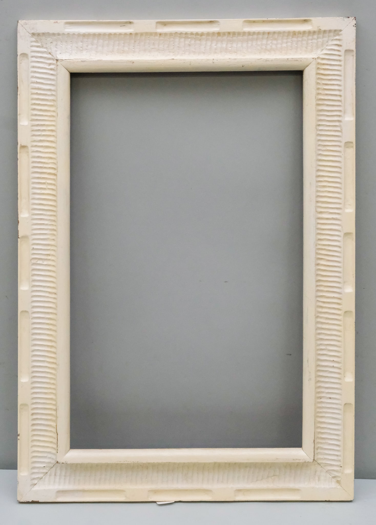 American Modernist Frame 15" x 24": American, ca. 1940. Overall 21" x 30 1/4", Rabbet 15" x 24", Molding 3 1/2".