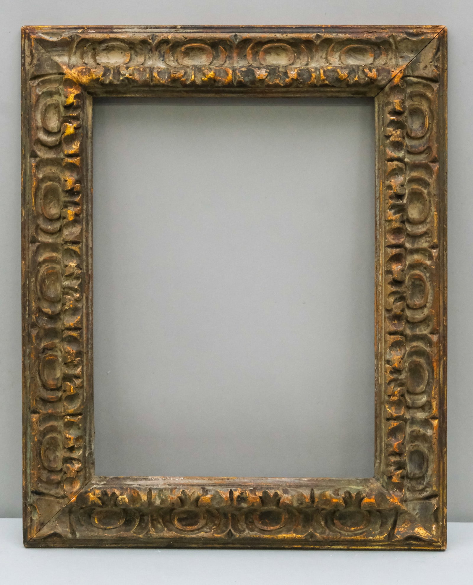 American Modernist Frame 16" x 21 1/2": American, ca. 1940, in the Italian Baroque taste. Overall 23 3/4" x 29 1/4", Rabbet 16" x 21 1/2", Molding 4".