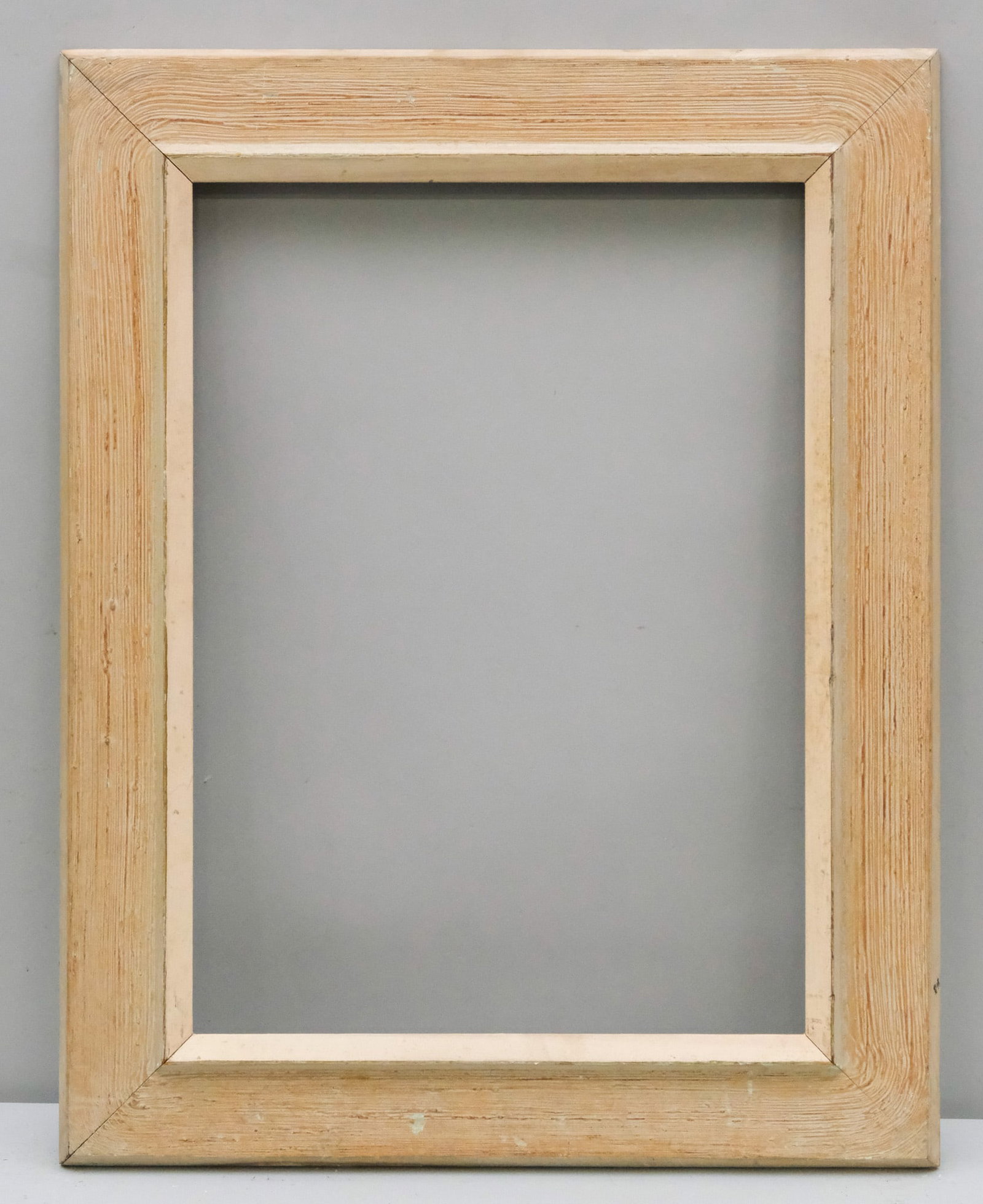 American Modernist Frame 16" x 22": American, ca. 1940. Overall 22 1/2" x 28 1/2", Rabbet 16" x 22", Molding 3 3/4".
