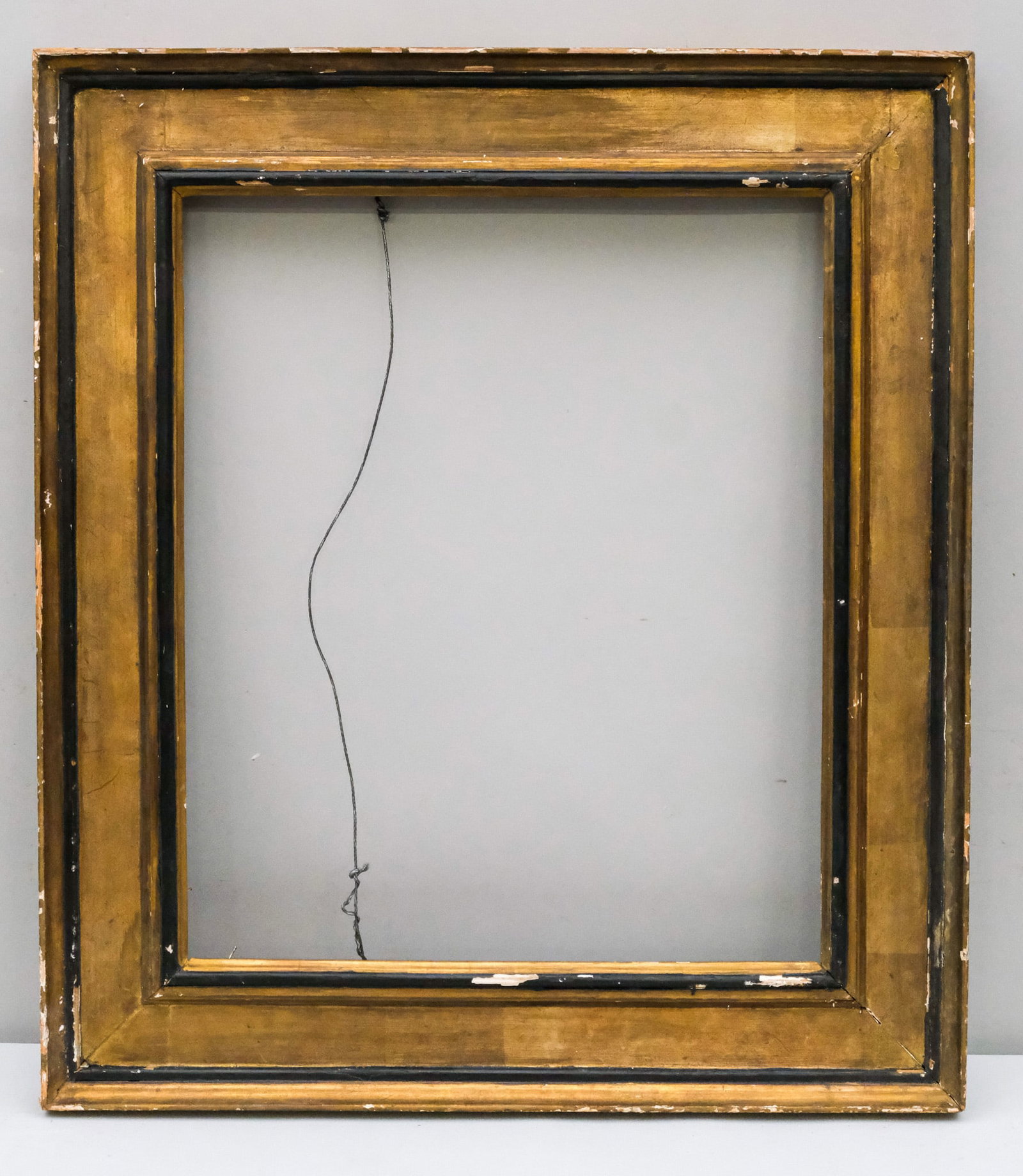 Italian Giltwood Frame 18 1/2" x 22": Italian, ca. 1820. Overall 25 3/4" x 29 1/2", Rabbet 18 1/2" x 22", Molding 4".