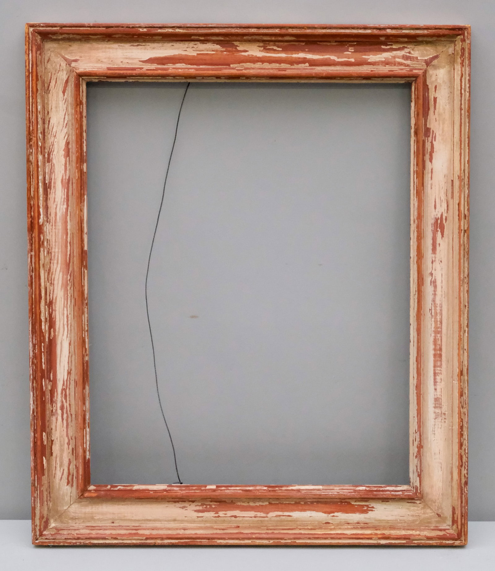 American Modernist Frame 16" x 20": American, ca. 1940, in a great standard size. Overall 21" x 25", Rabbet 16" x 20", Molding 3".