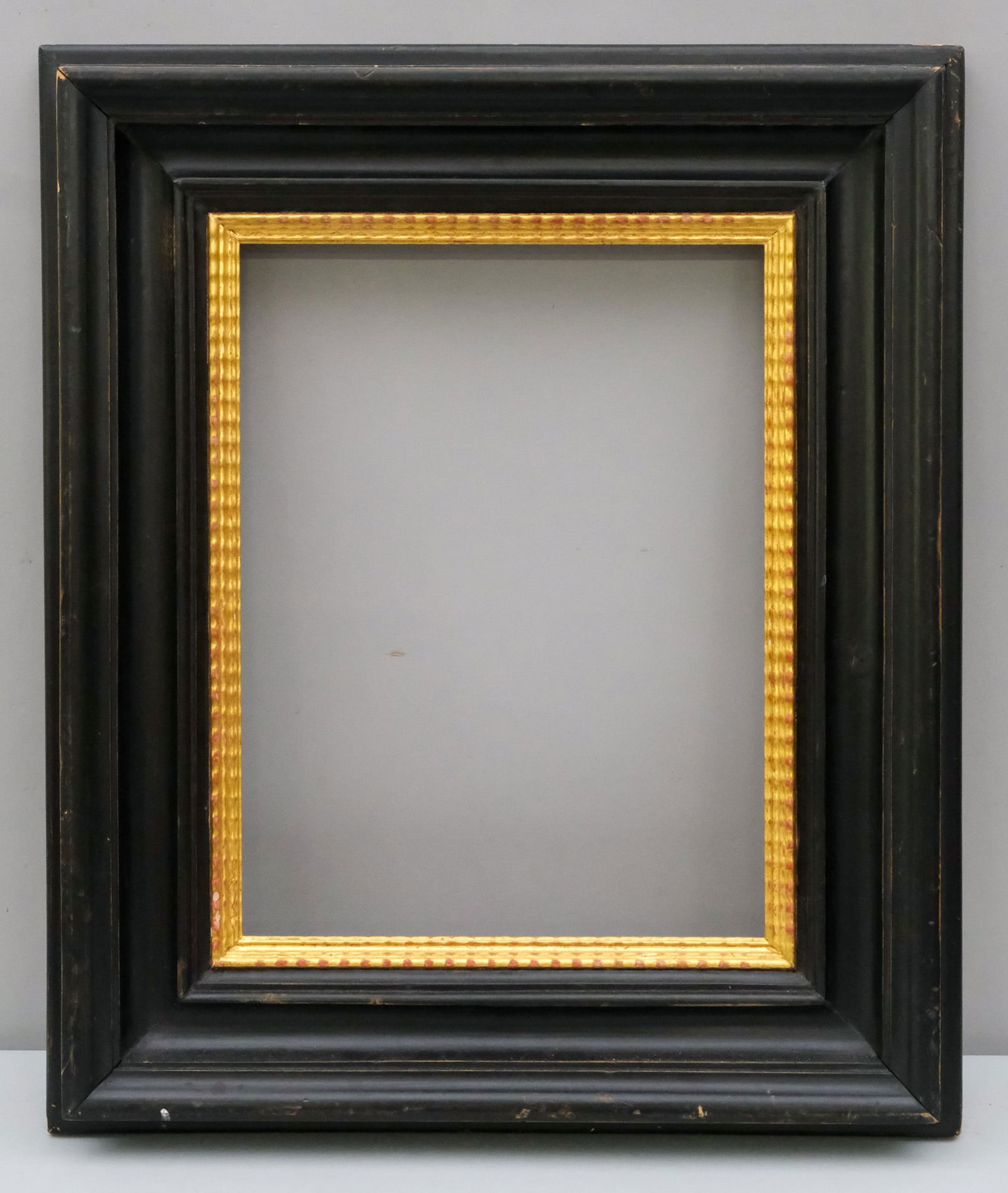 Dutch Ebonized Frame 13 1/2" x 18 1/2" (1 of 4)