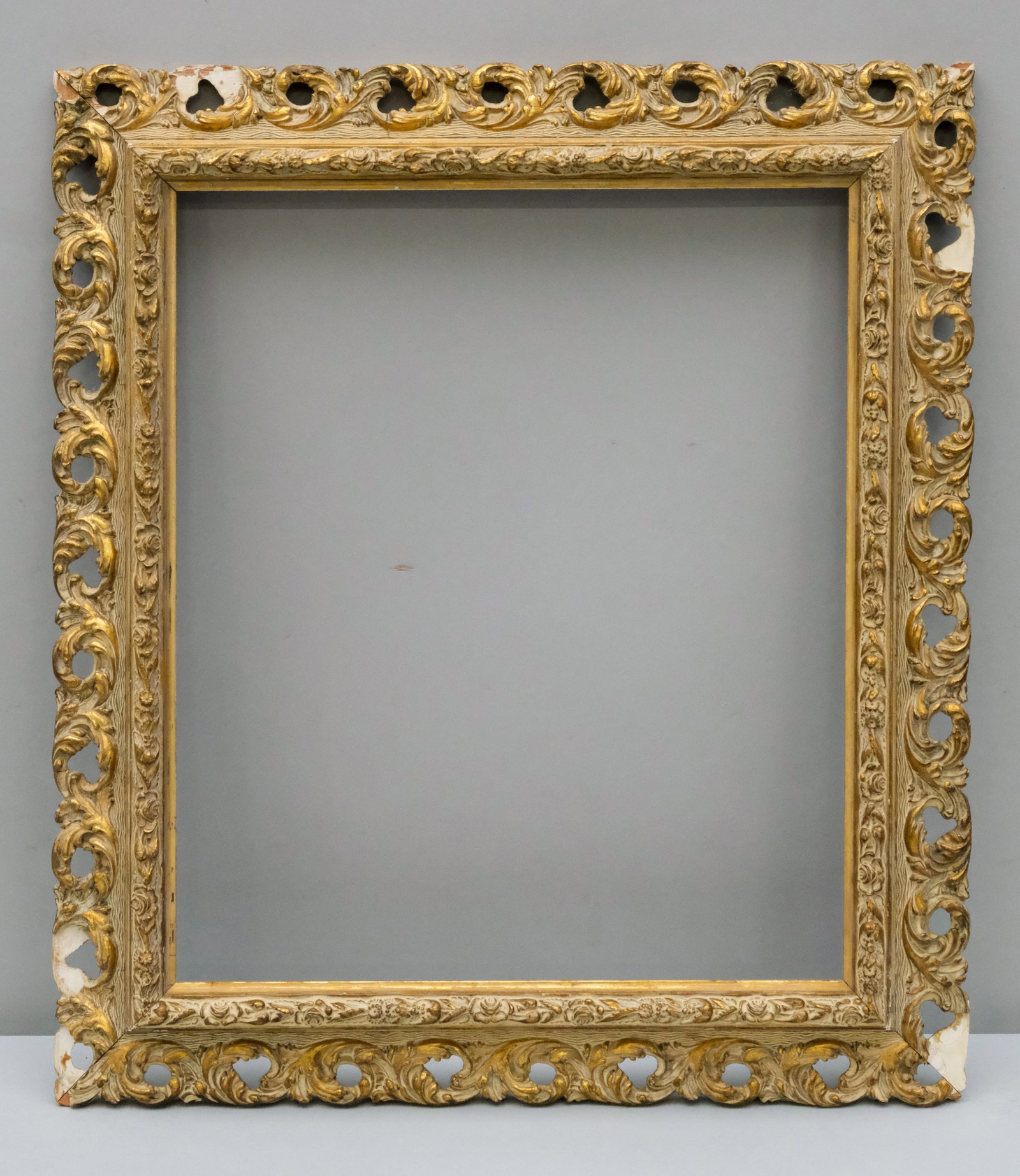 American Barbizon Gilt Frame 14" x 17": American, ca. 1890. Overall 19" x 21 1/2", Rabbet 14" x 17", Molding 2 1/2".