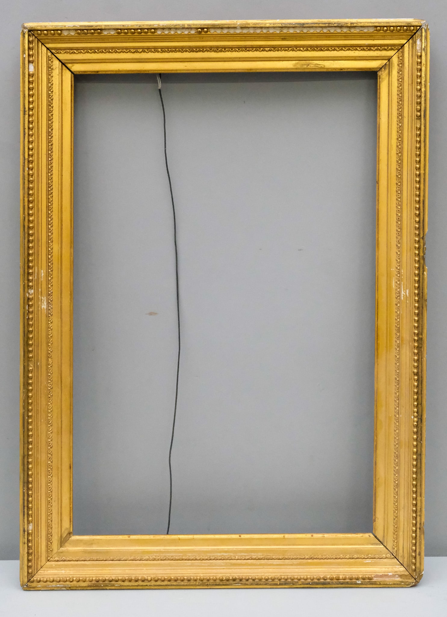 Hudson River School Gilt Frame 13" x 19 1/4": American, ca. 1870. Overall 16 1/4" x 22 1/2", Rabbet 13" x 19 1/4", Molding 2".