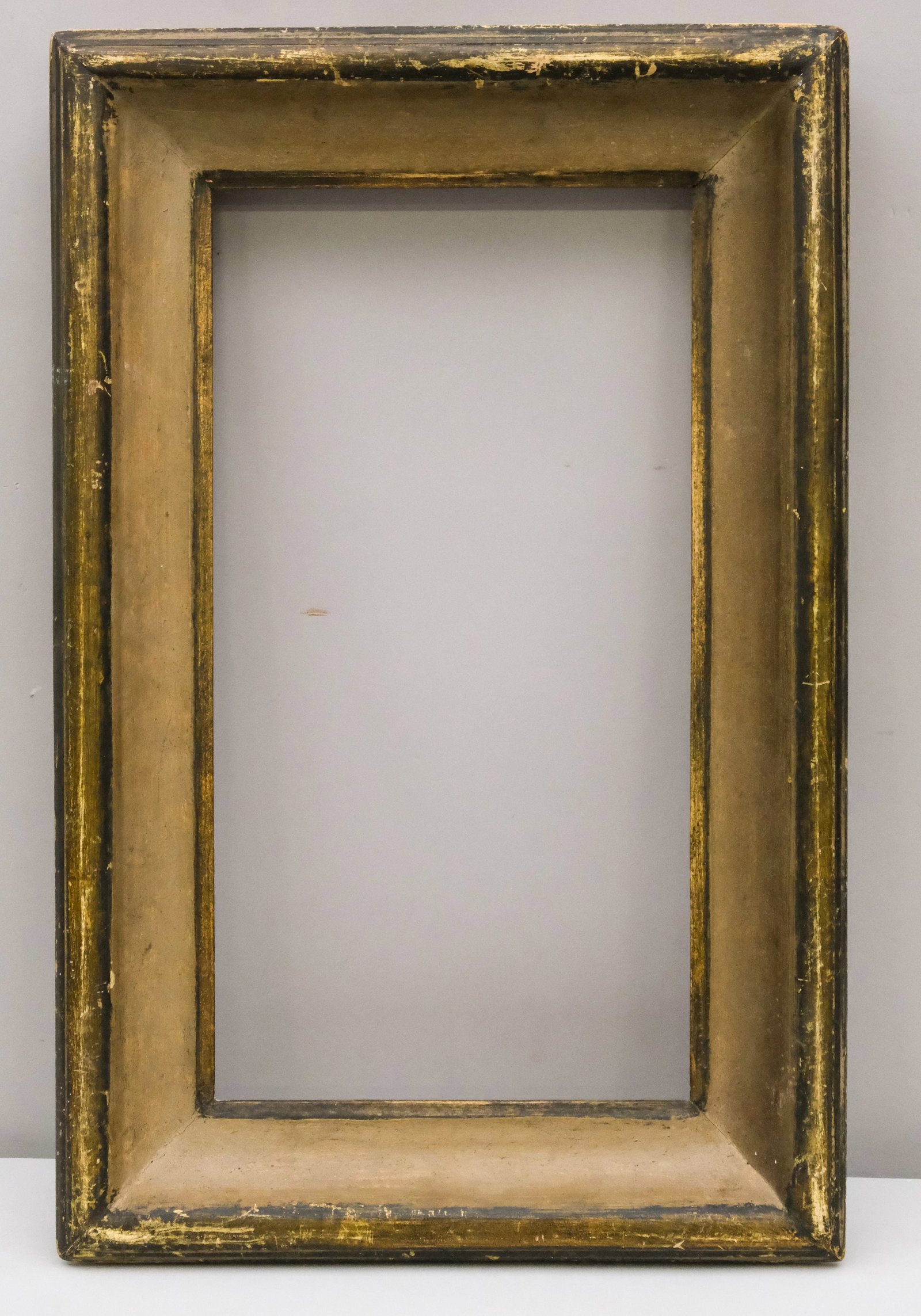 American Lemon Gold Frame 9" x 16 1/2": American, ca. 1860. Overall 13 1/2" x 21", Rabbet 9" x 16 1/2", Molding 2 1/2".