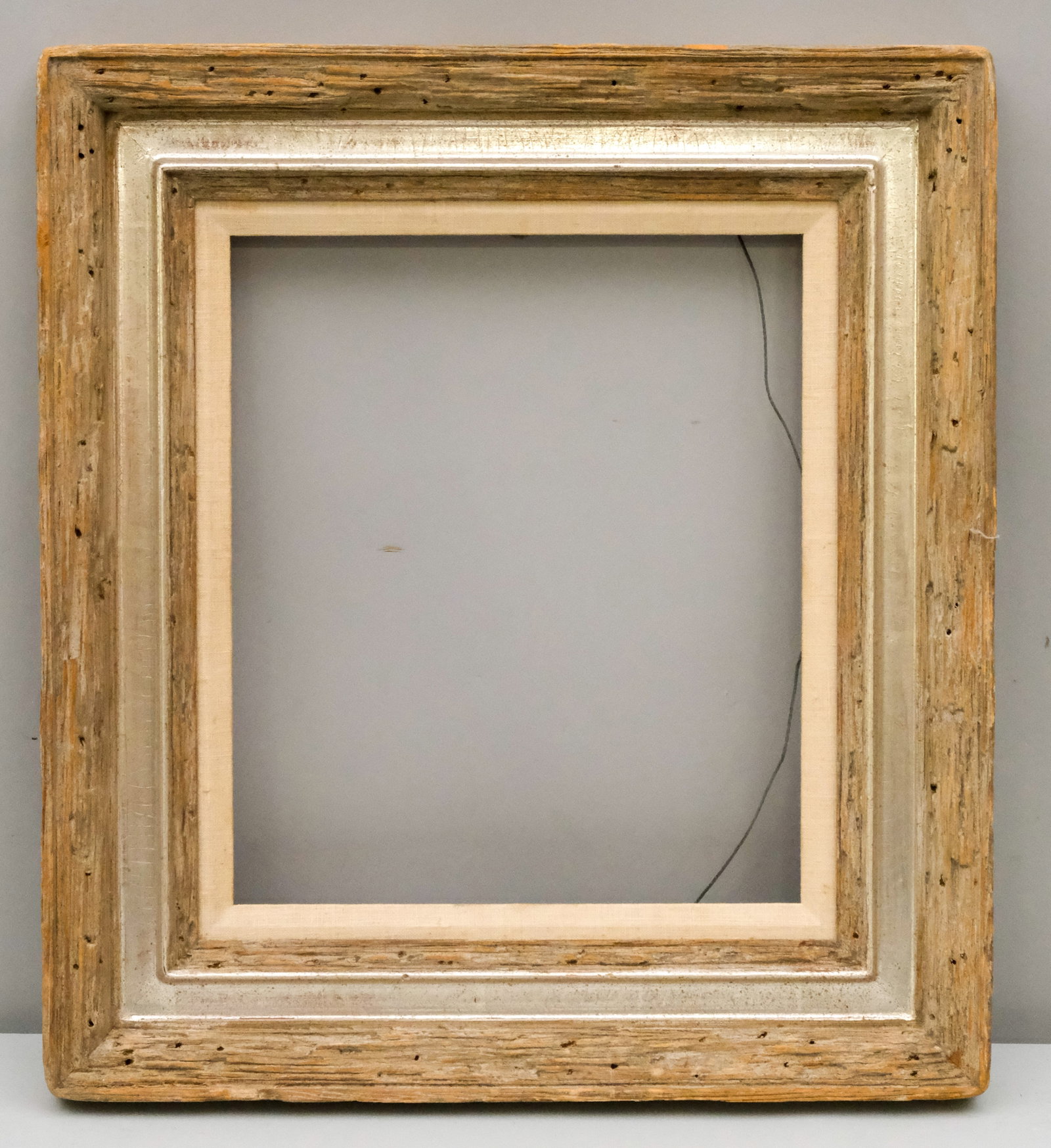 American Modernist Frame 12" x 14": American, ca. 1960. Overall 18 3/4" x 20 3/4", Rabbet 12" x 14", Molding 3 3/4".