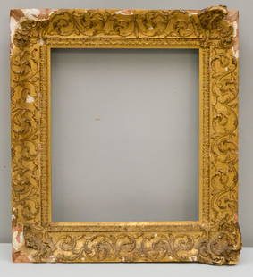 American Thomas Cole Gilt Frame 12" x 14": American, ca. 1840. Overall 17 1/2" x 19 1/2", Rabbet 12" x 14", Molding 3".