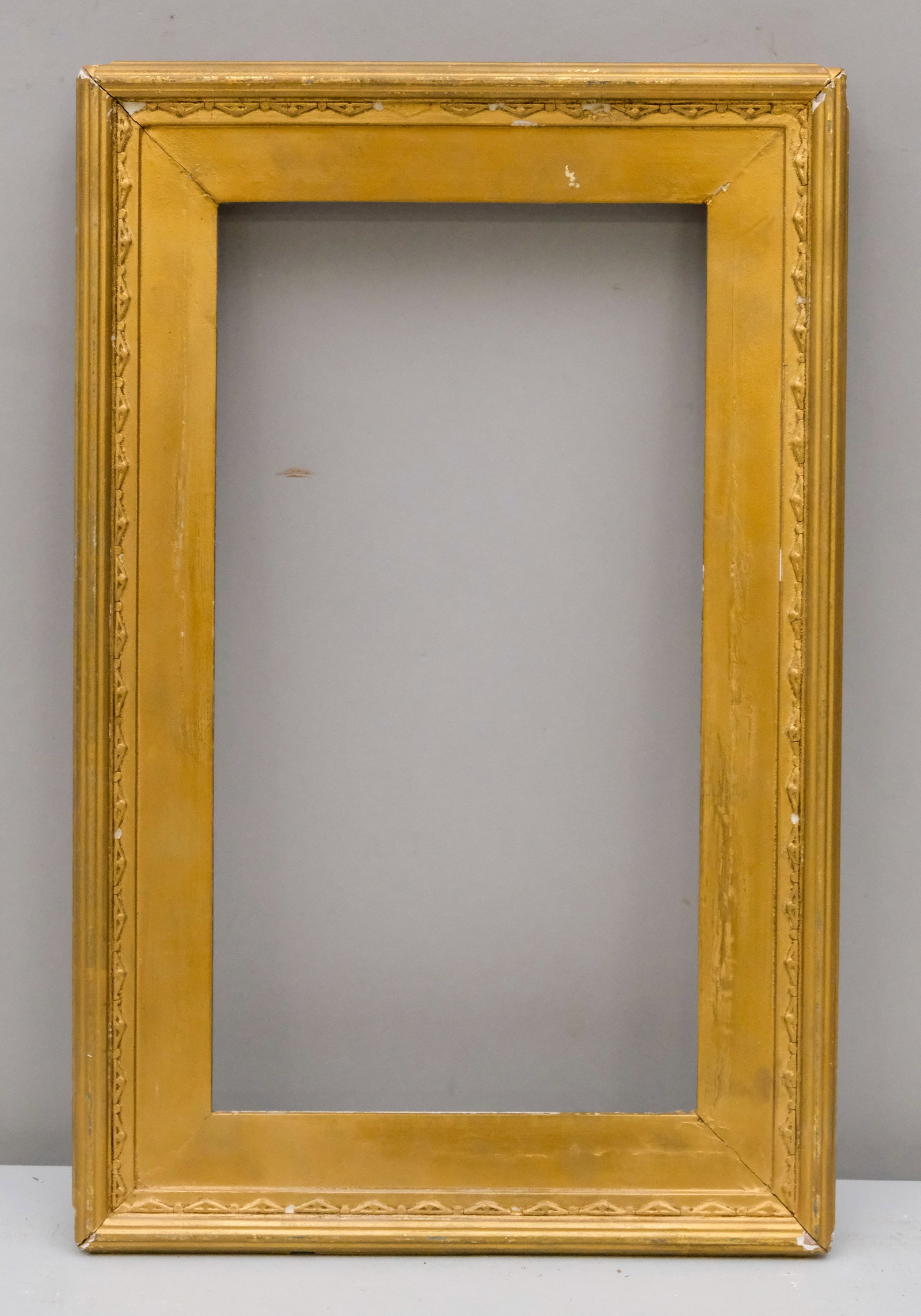 Giltwood Frame 7" x 13": American, ca. 1870. Overall 10 1/2" x 16 1/2", Rabbet 7" x 13", Molding 2".
