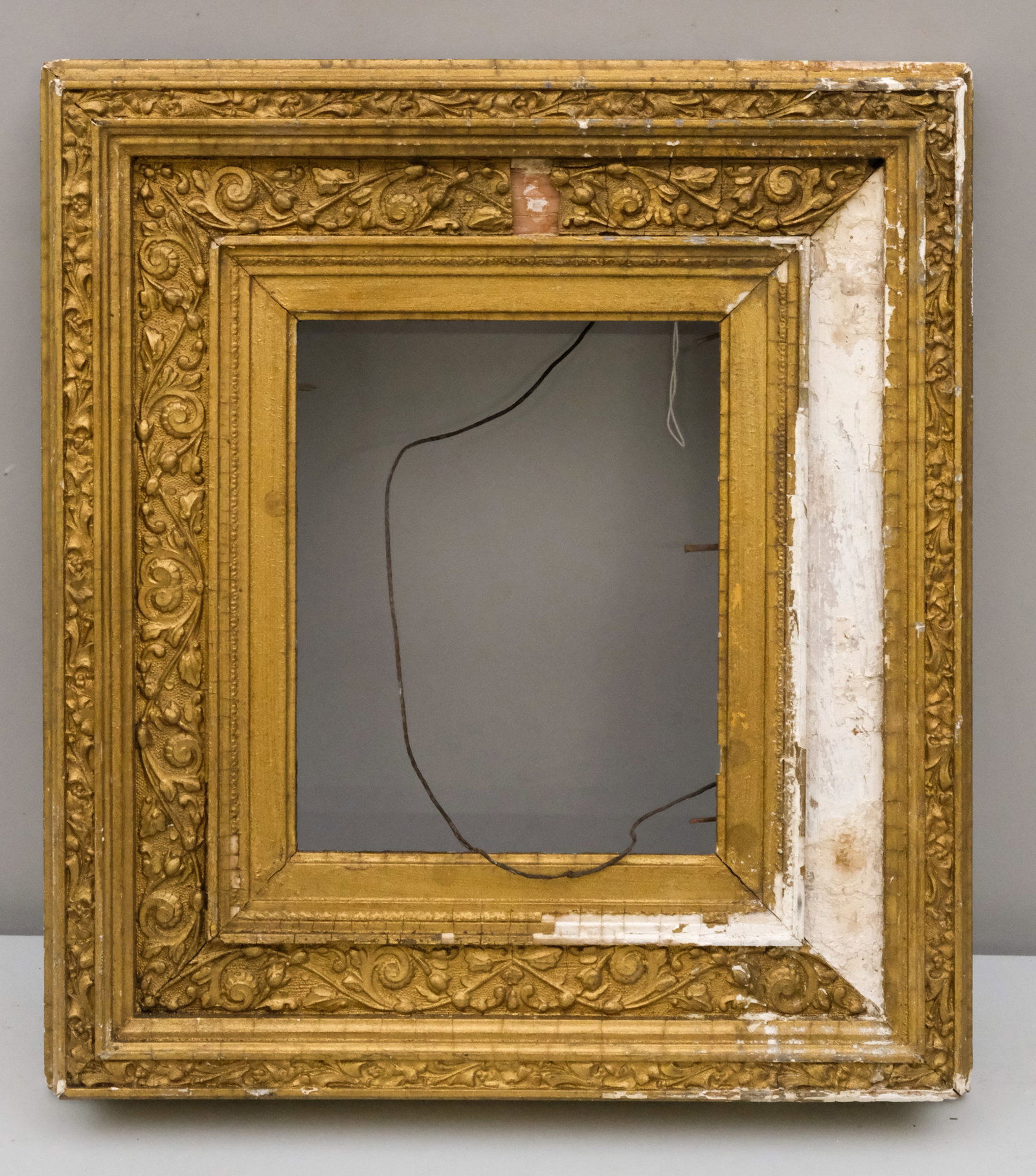 Hudson River School Gilt Frame 7 1/4" x 9 1/4": American, ca. 1870. Overall 15" x 16 3/4", Rabbet 7 1/4" x 9 1/4", Molding 4 1/4".
