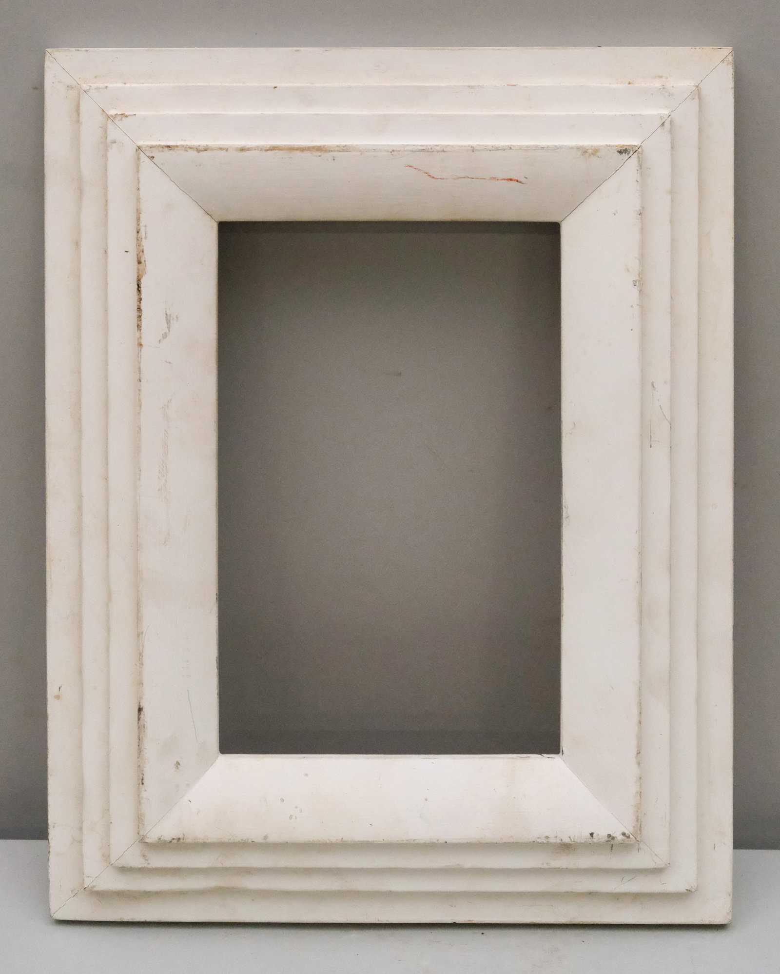 American Modernist Frame 5 3/4" x 8 3/4": American, ca. 1940, having stepped profile. Overall 11" x 14", Rabbet 5 3/4" x 8 3/4", Molding 2 3/4".