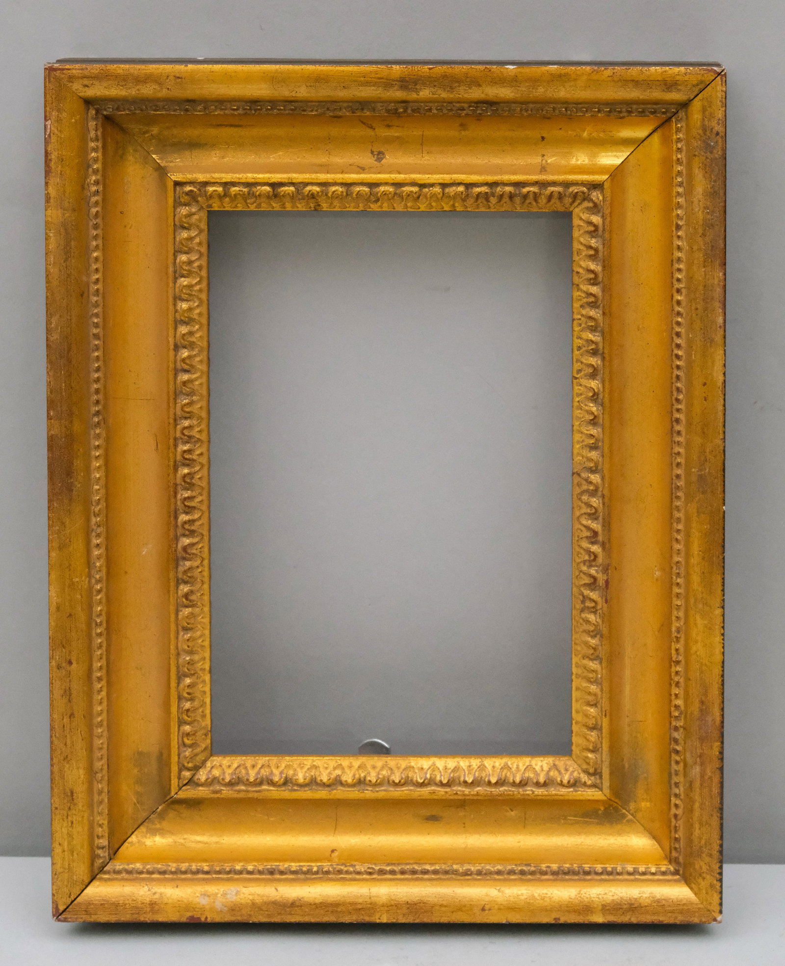 Custom Giltwood Frame 5 1/4" x 7 3/4": American, 20th century. Overall 9" x 11 1/2", Rabbet 5 1/4" x 7 3/4", Molding 2".