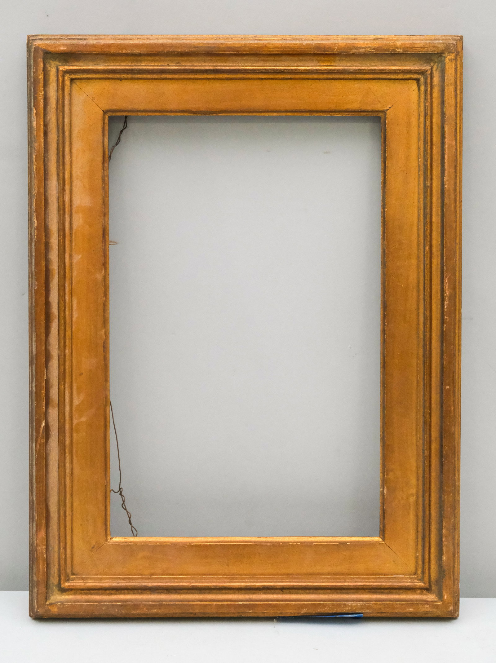 American Giltwood Frame 8 1/2" x 12 3/4": American, ca. 1880, partial label verso for Butler. Overall 12 1/4" x 16 1/2", Rabbet 8 1/2" x 12 3/4", Molding 2 1/4".