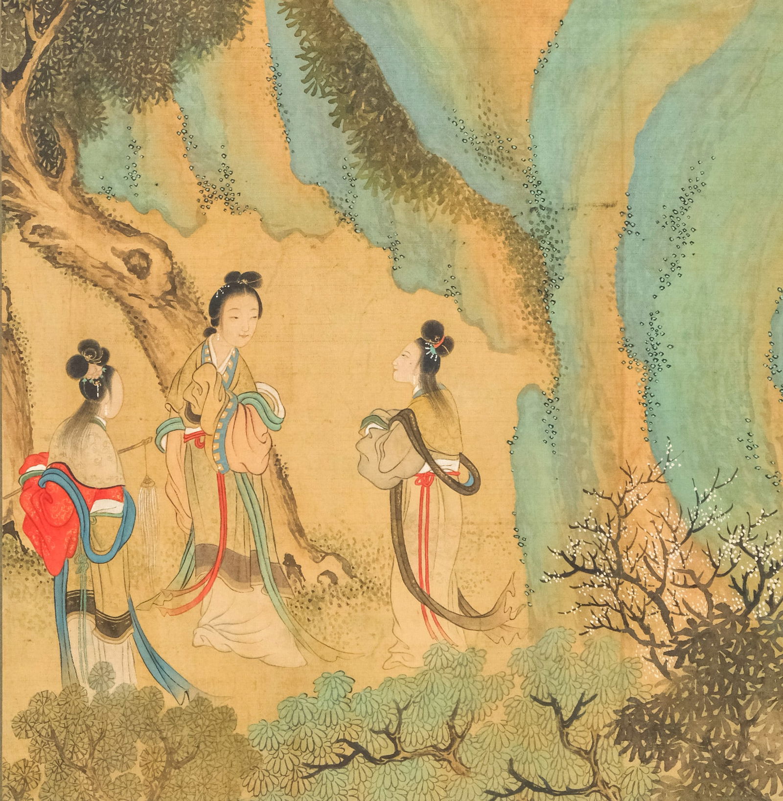 Chinese School, Garden Scene (1 of 5)