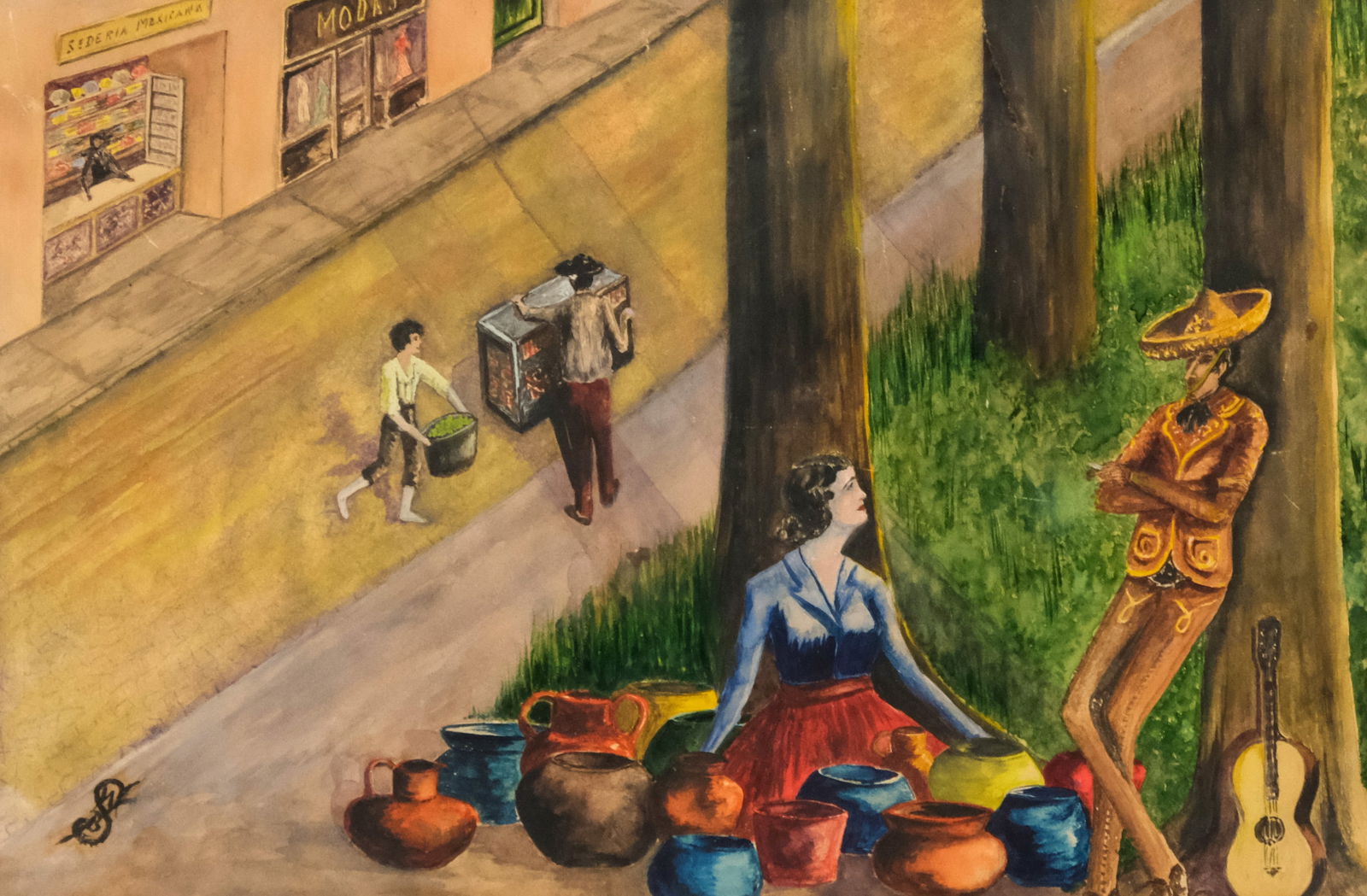 Mexican School, The Potter & the Musician (1 of 5)