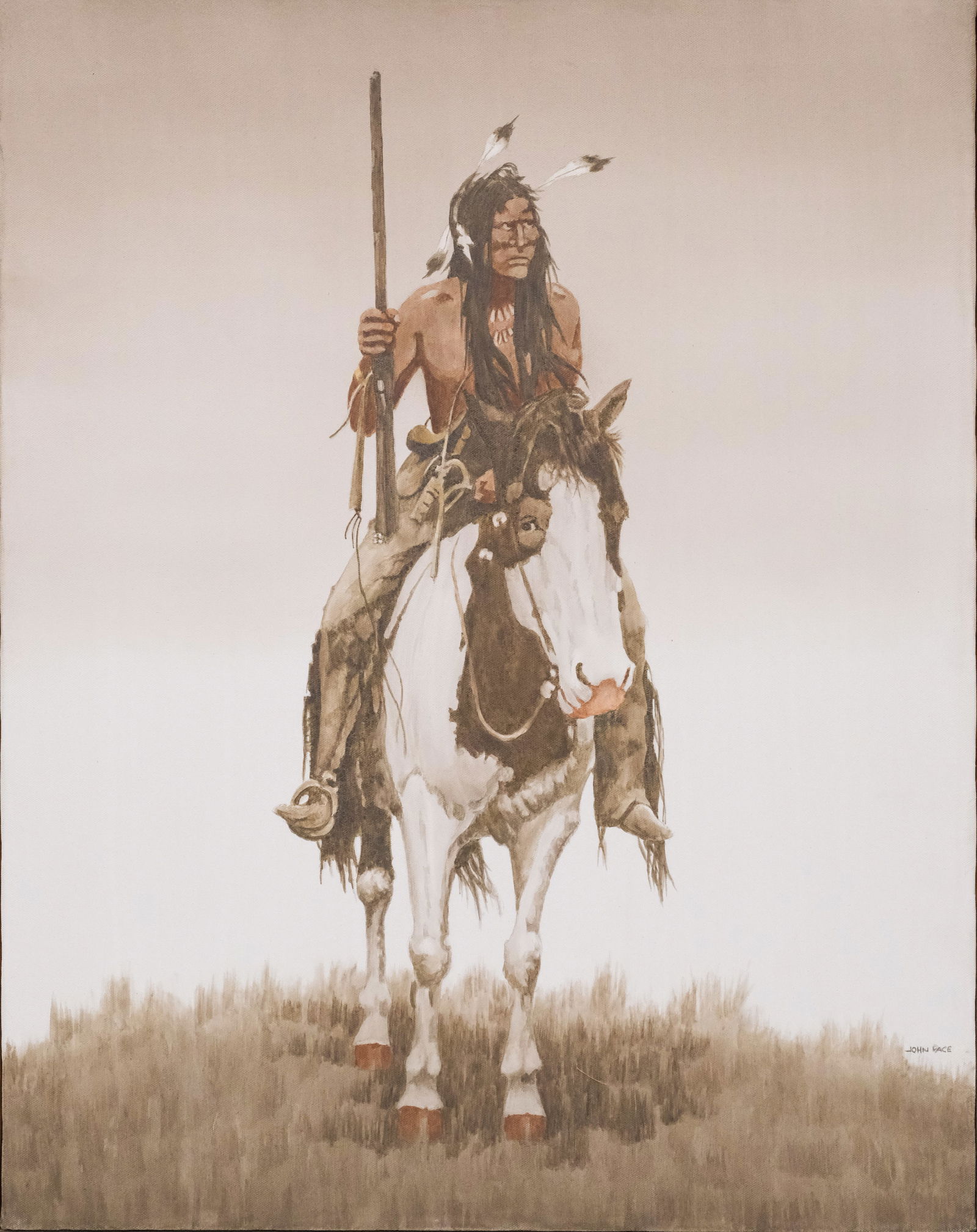 John Pace, Native American on Horseback (1 of 6)