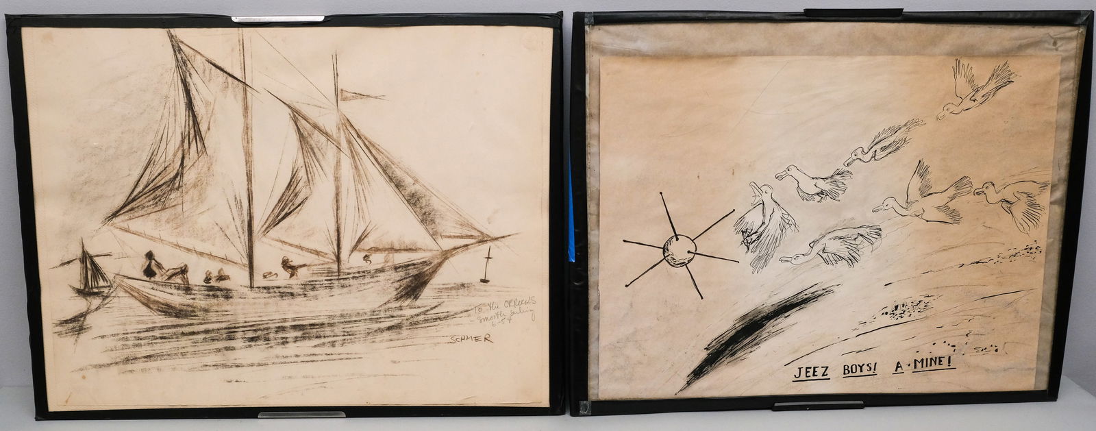 American School, Two Sketches (1 of 8)