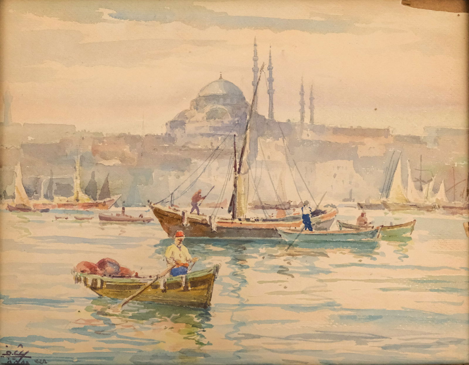 Ro Cherif, Istanbul Port Scene (1 of 4)
