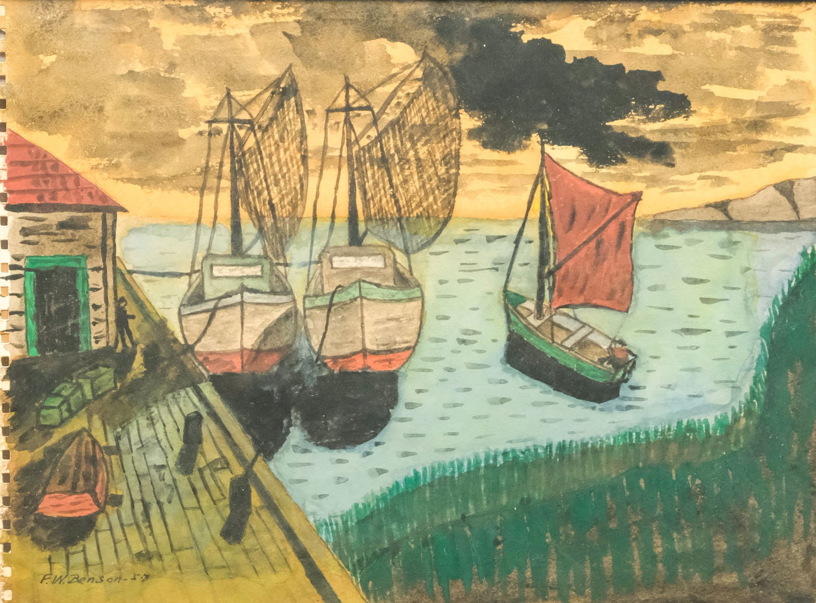 American School, Shrimp Dock (1 of 5)