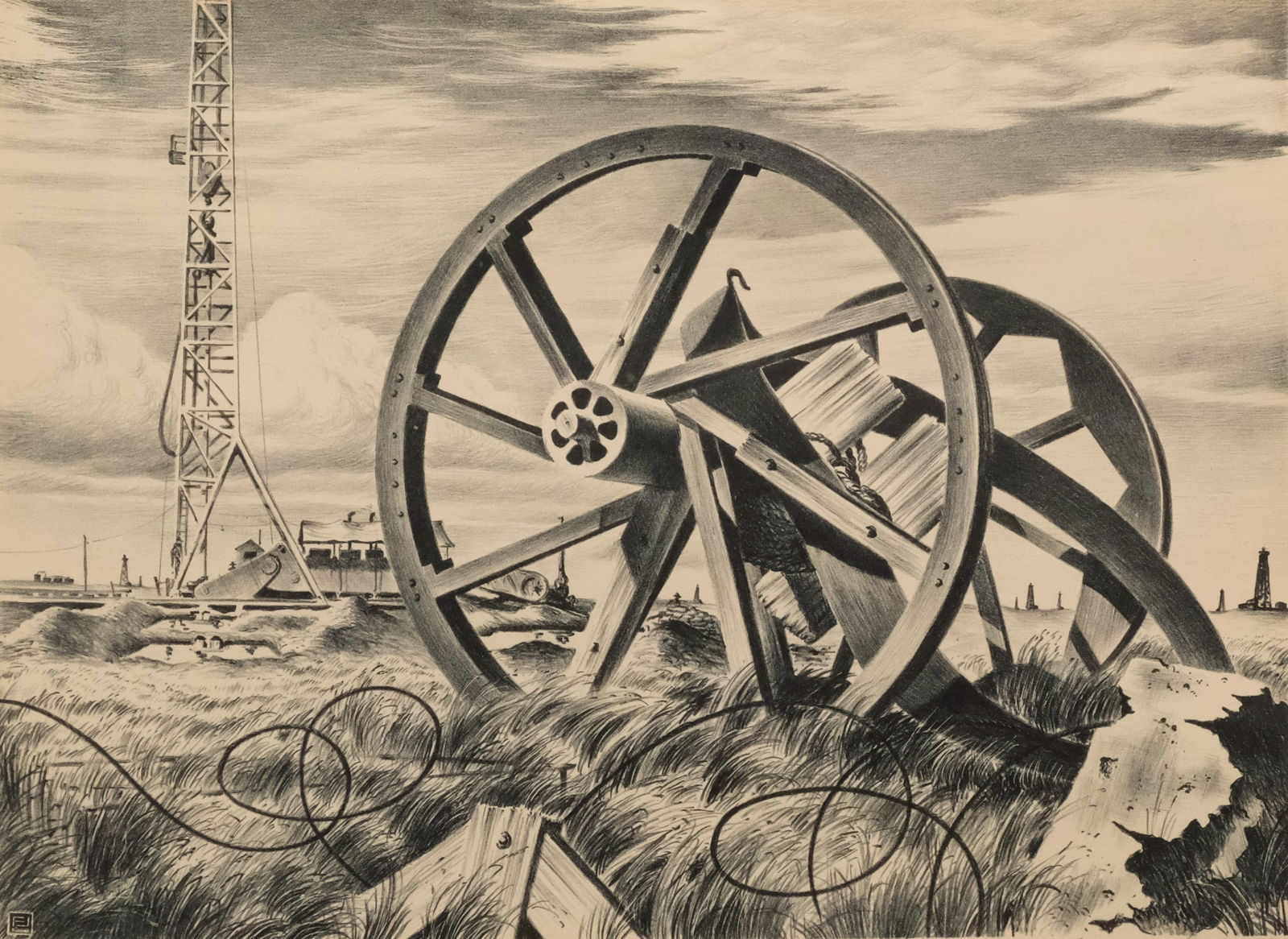 Frederic James, Oil Derrick (1 of 4)