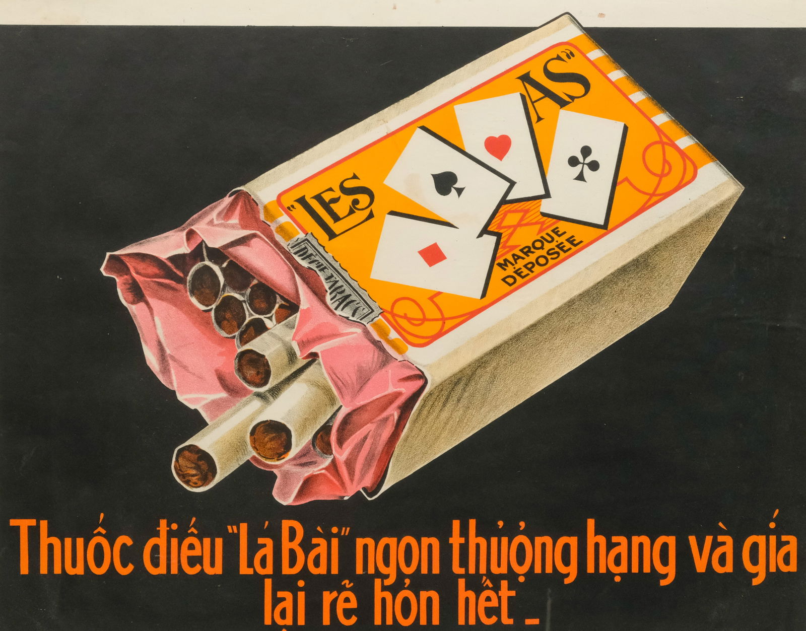 Vintage Vietnamese Cigarette Ad (1 of 5)