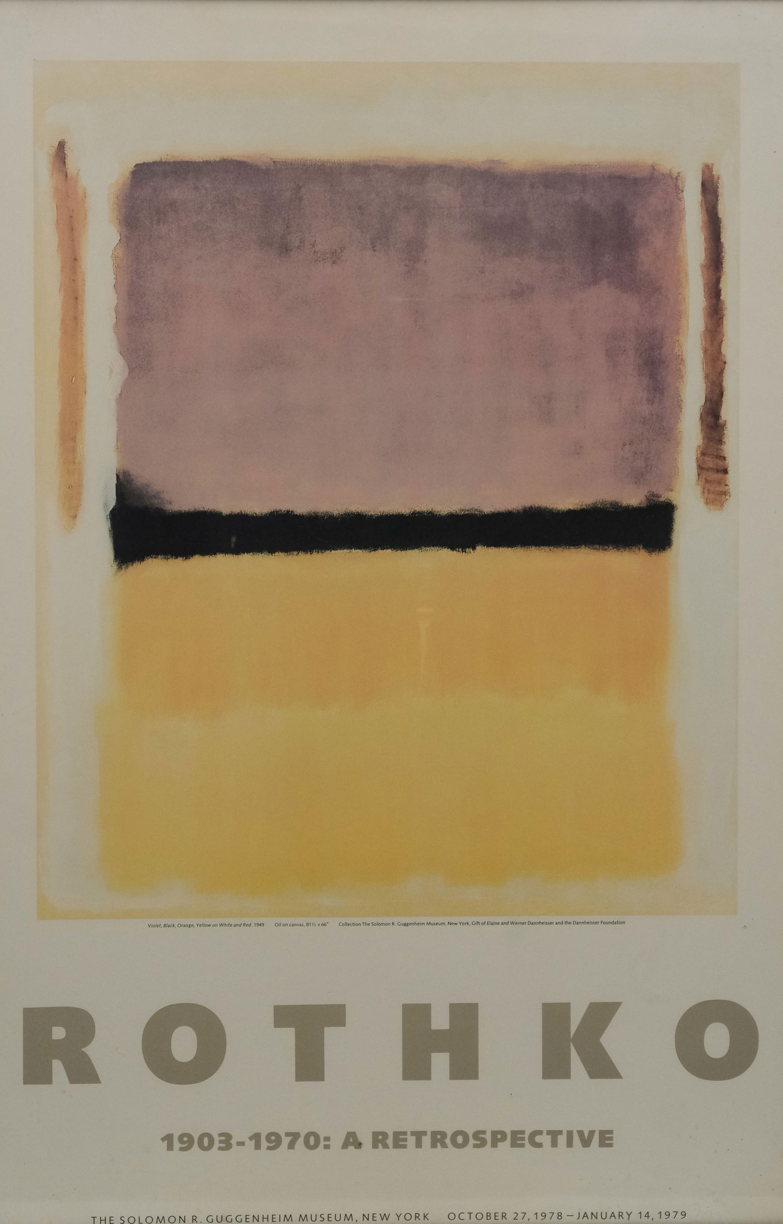 Mark Rothko Exhibition Poster (1 of 5)