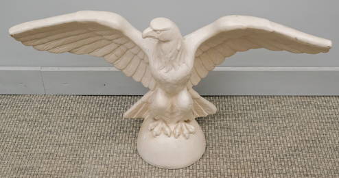 Plaster Cast Eagle Sculpture