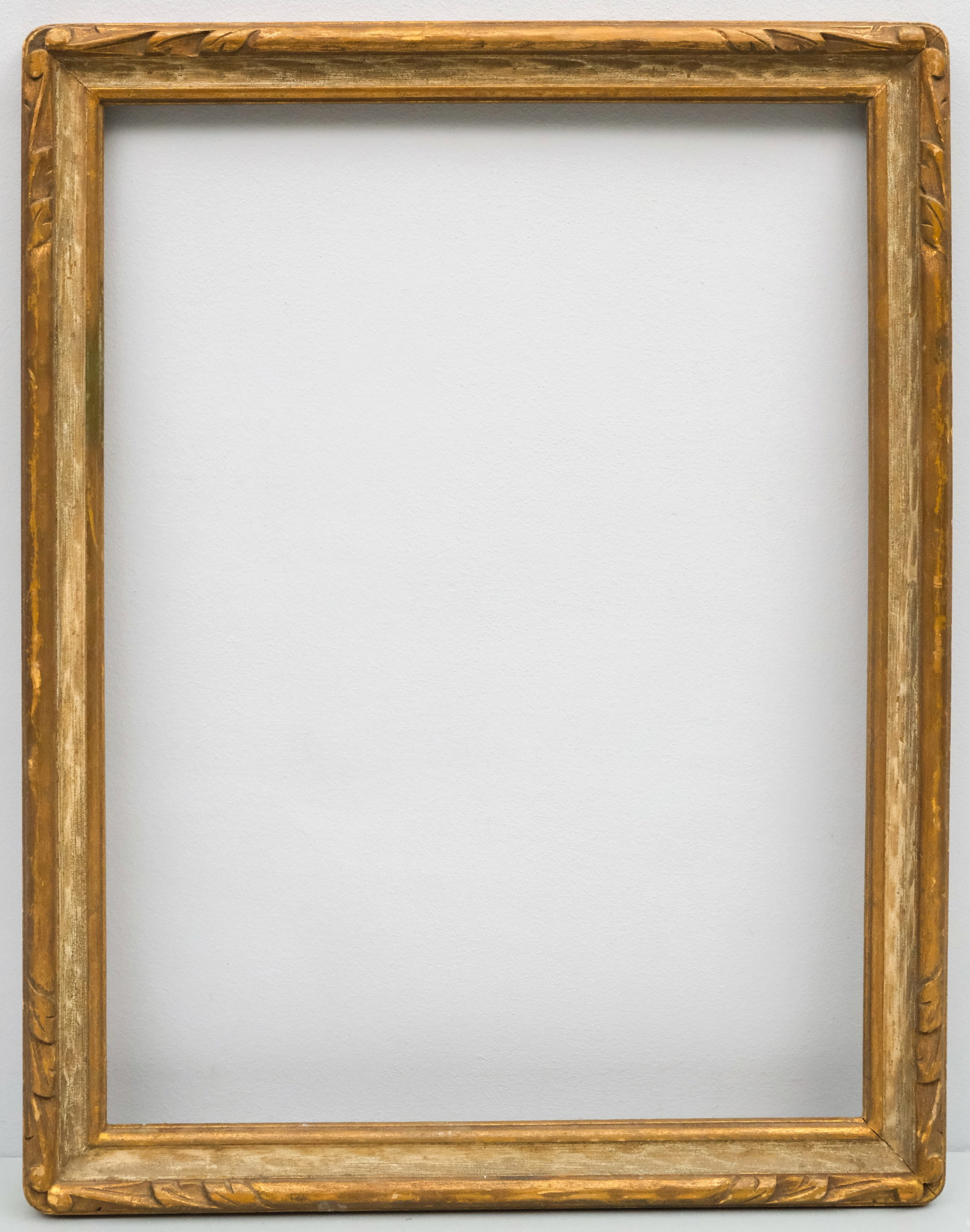 American Arts & Crafts Gilt Frame 14 1/2" x 19": American, ca. 1930. Overall 17" x 22" , Rabbet 14 1/2" x 19", Molding 1 1/2".