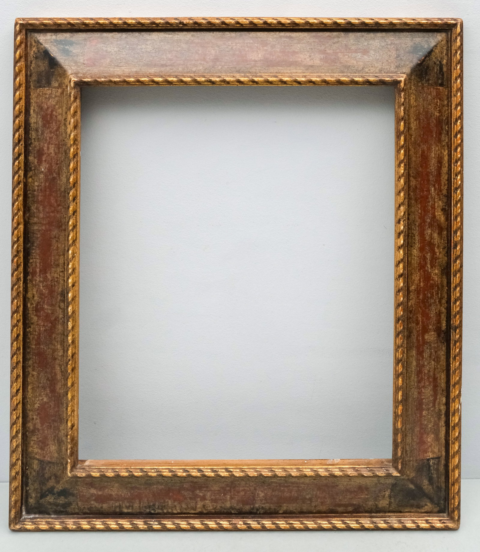 Custom Giltwood Frame 15" x 18 1/4": American, 20th century. Overall 21" x 24 1/2", Rabbet 15" x 18 1/4", Molding 3 1/4".
